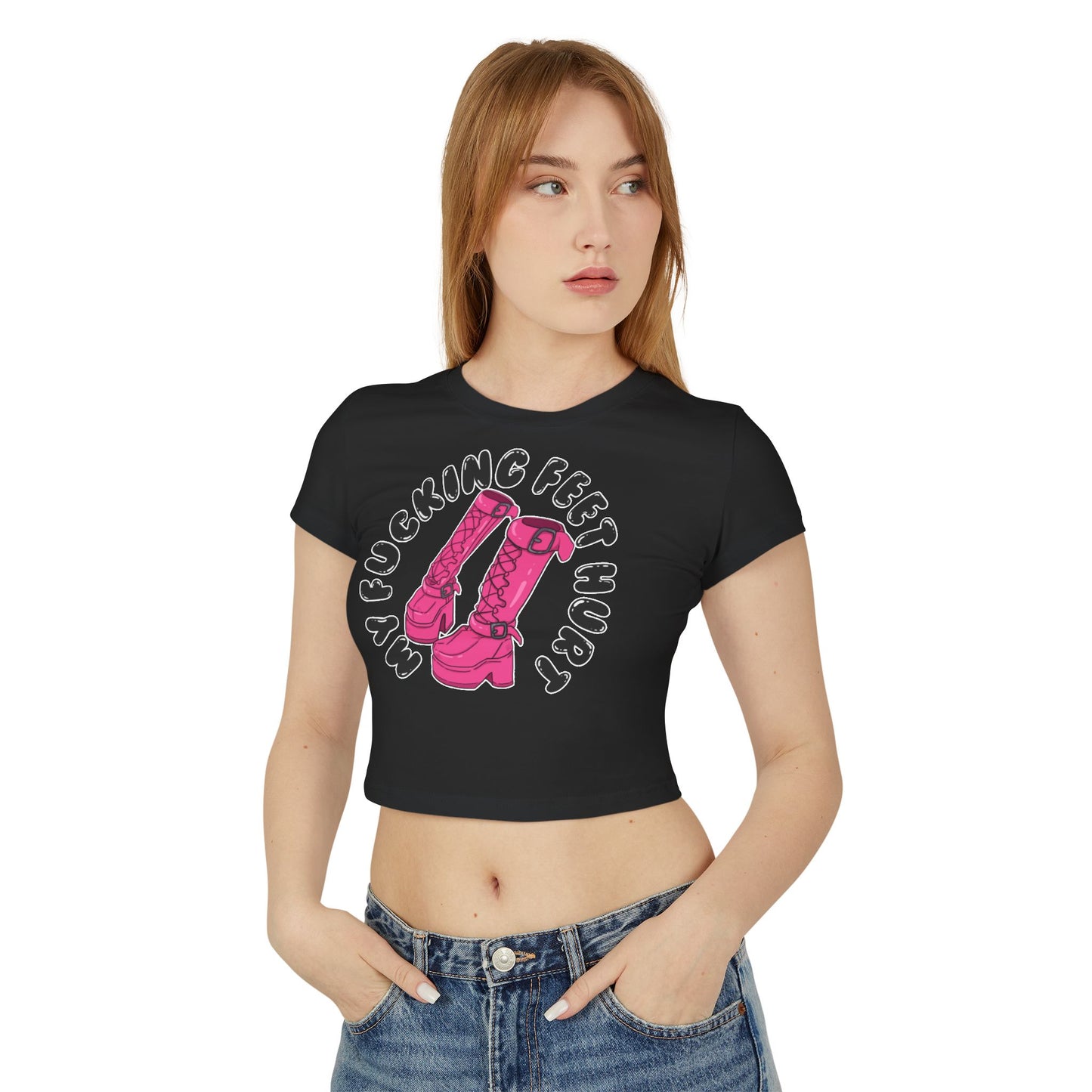 My Feet Hurt Crop Top