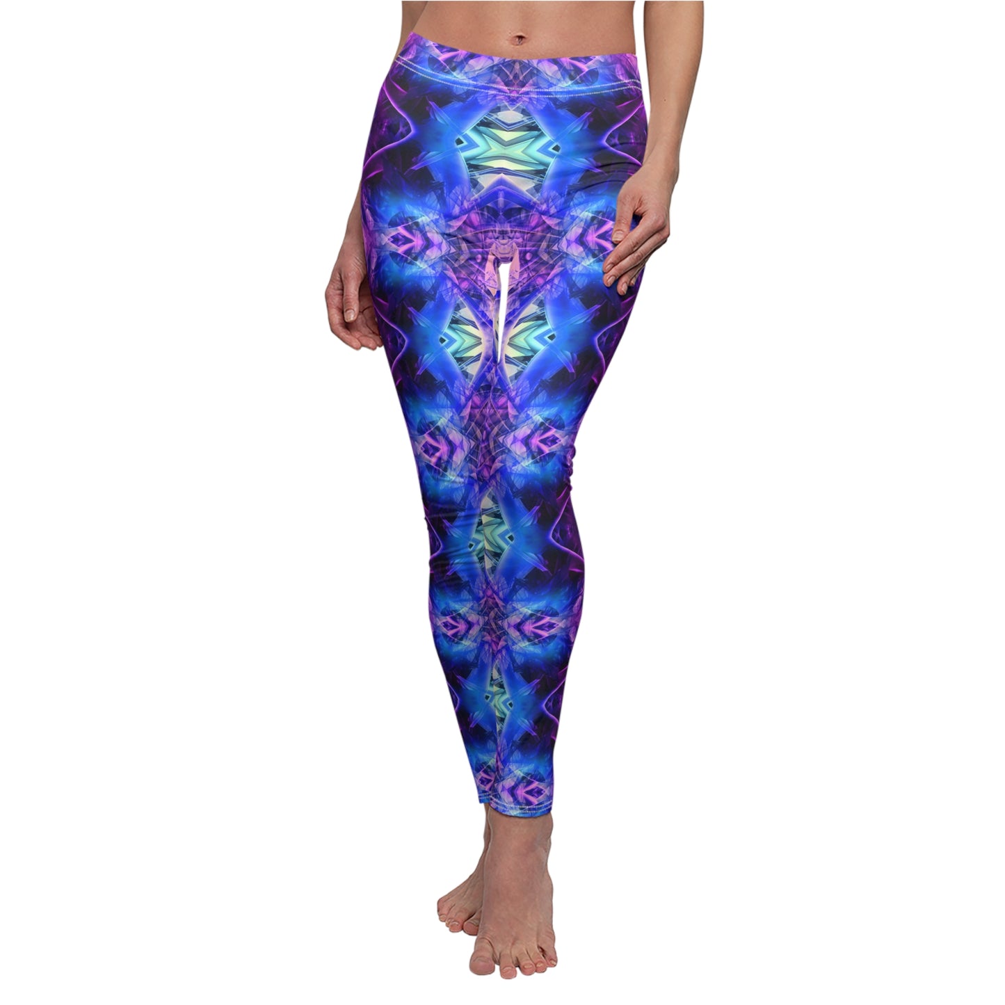 Blue Crystal Leggings