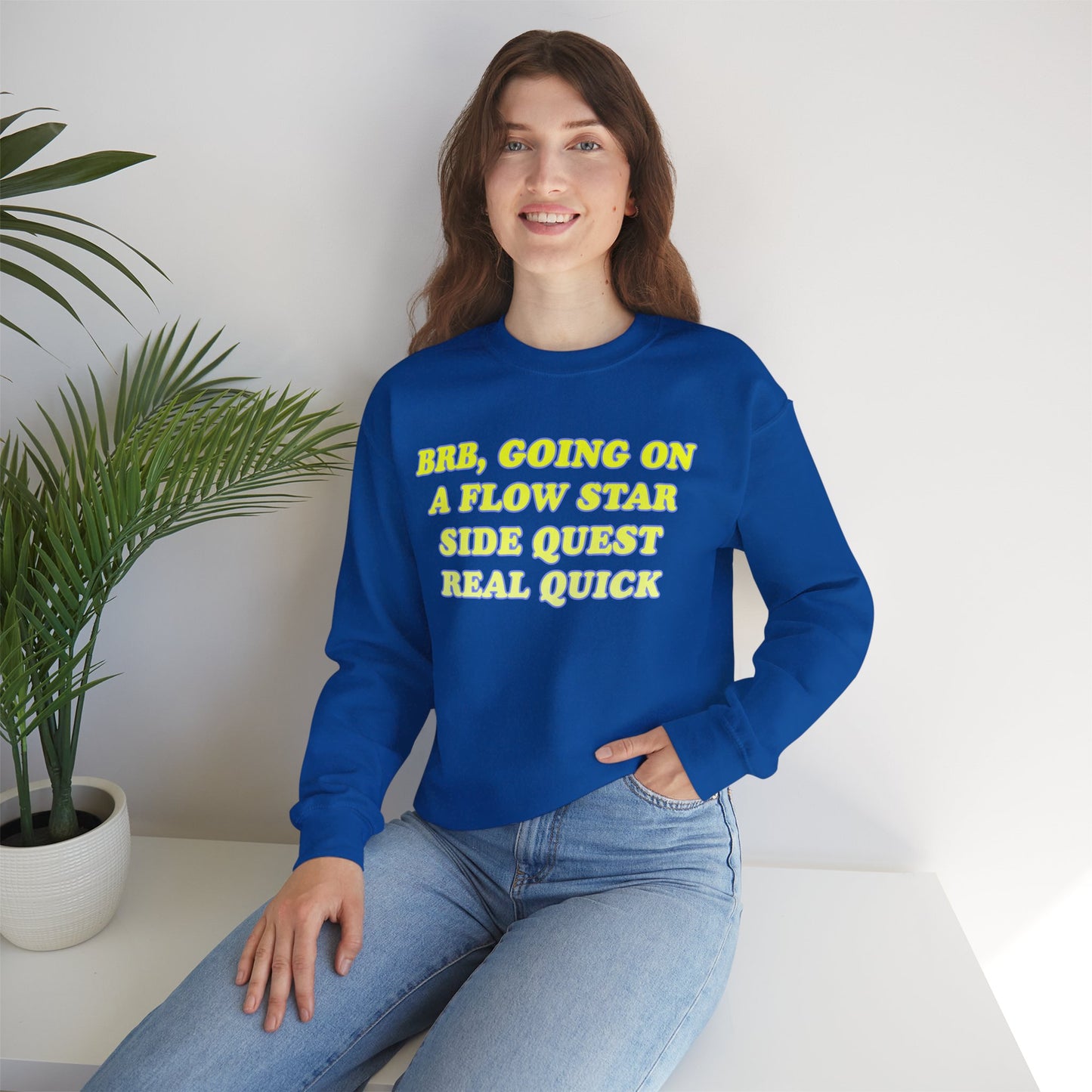 Flow Star Side Quest Crew Neck Sweatshirt