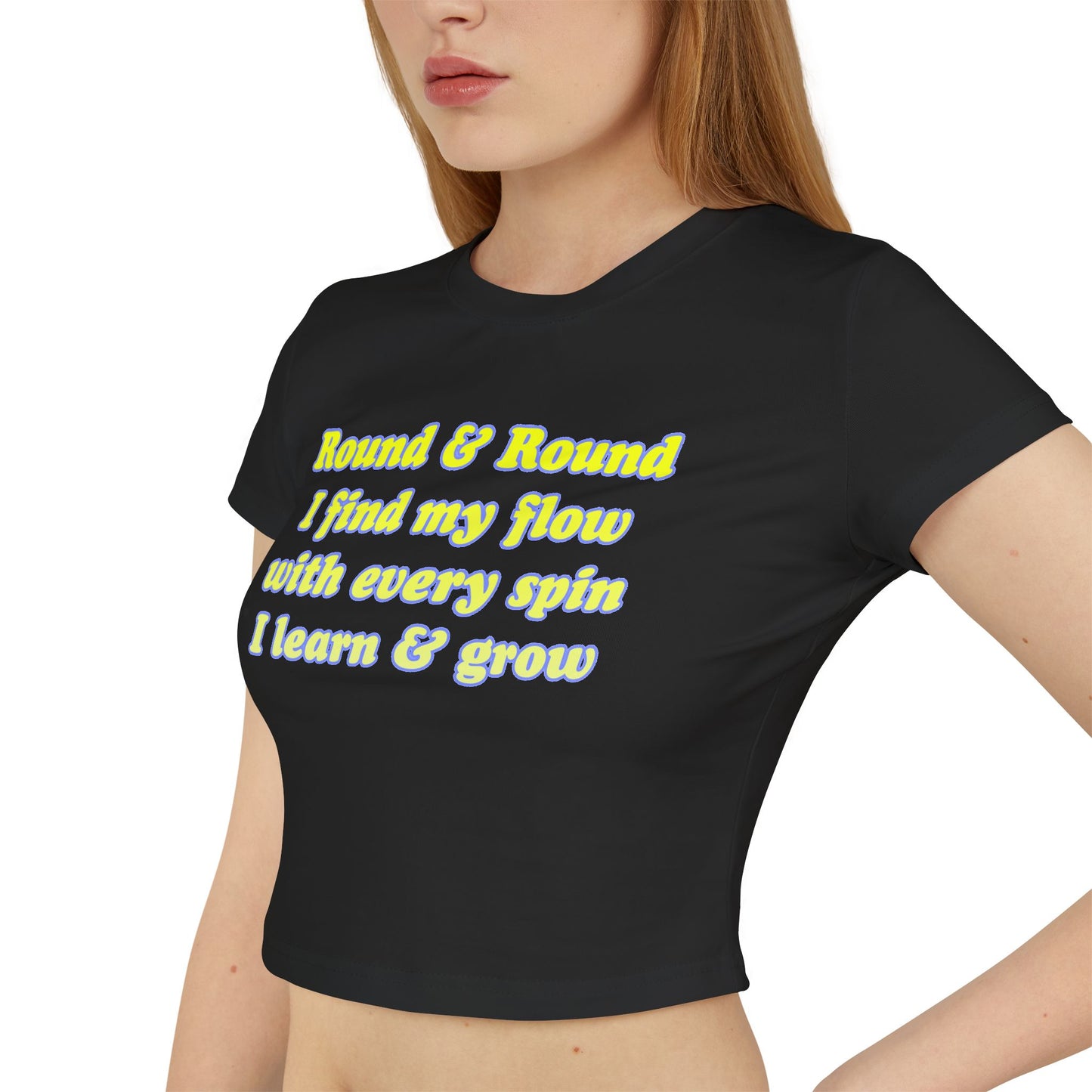 Round & Round I Find My Flow Crop Top