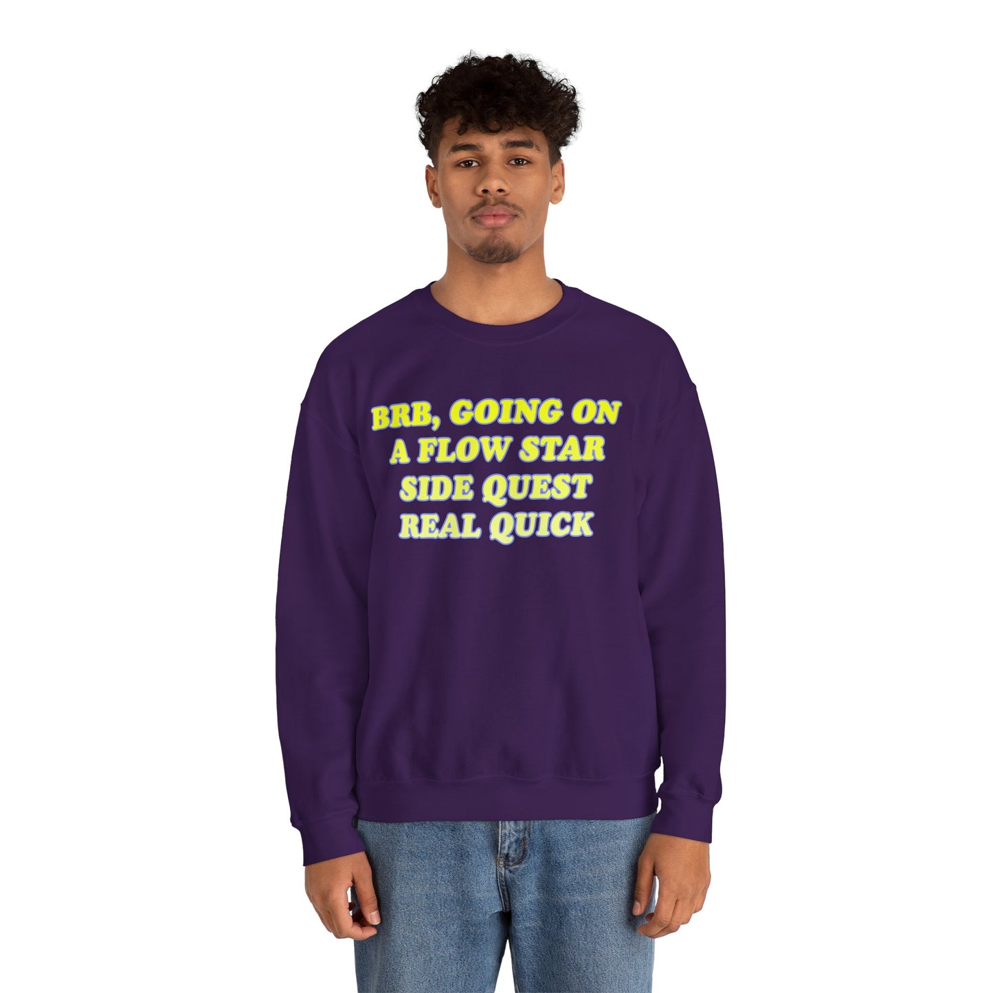 Flow Star Side Quest Crew Neck Sweatshirt