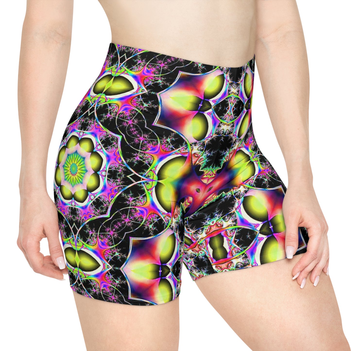 Pinkadelic Biker Shorts