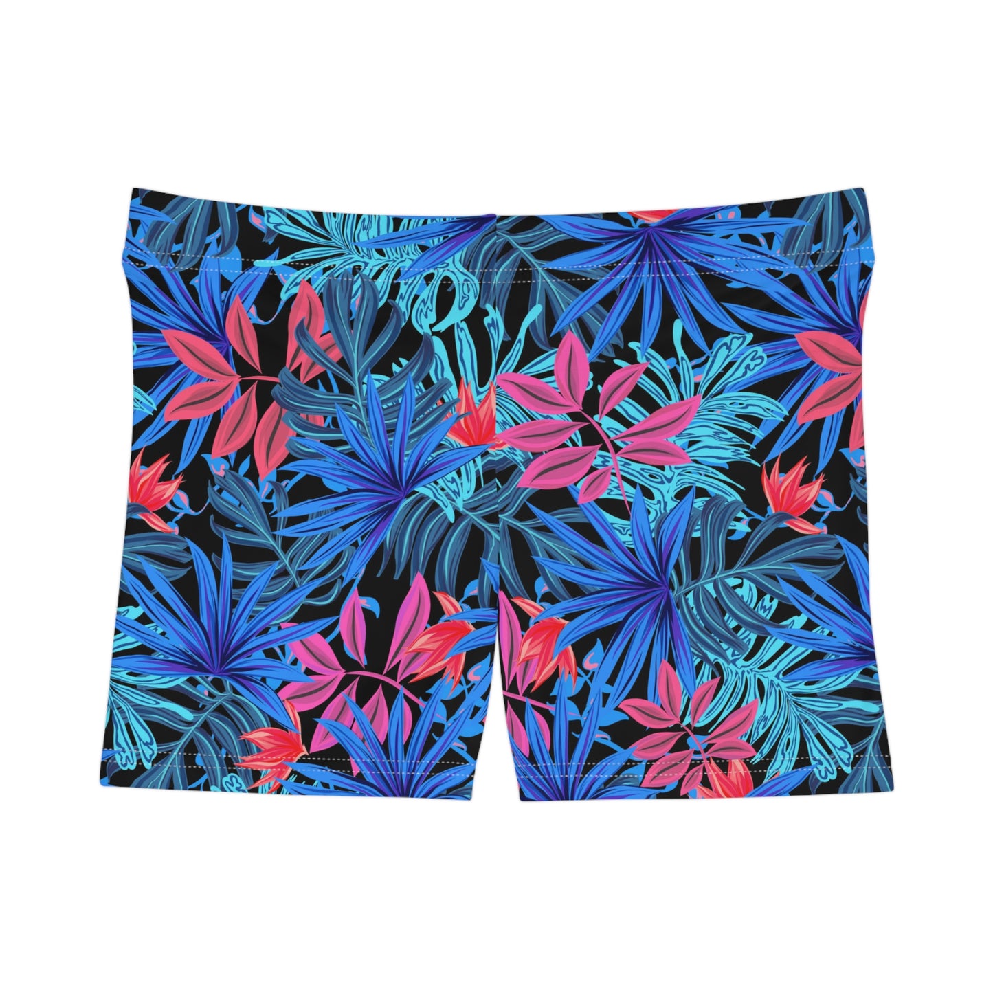 Blue Floral Shorts