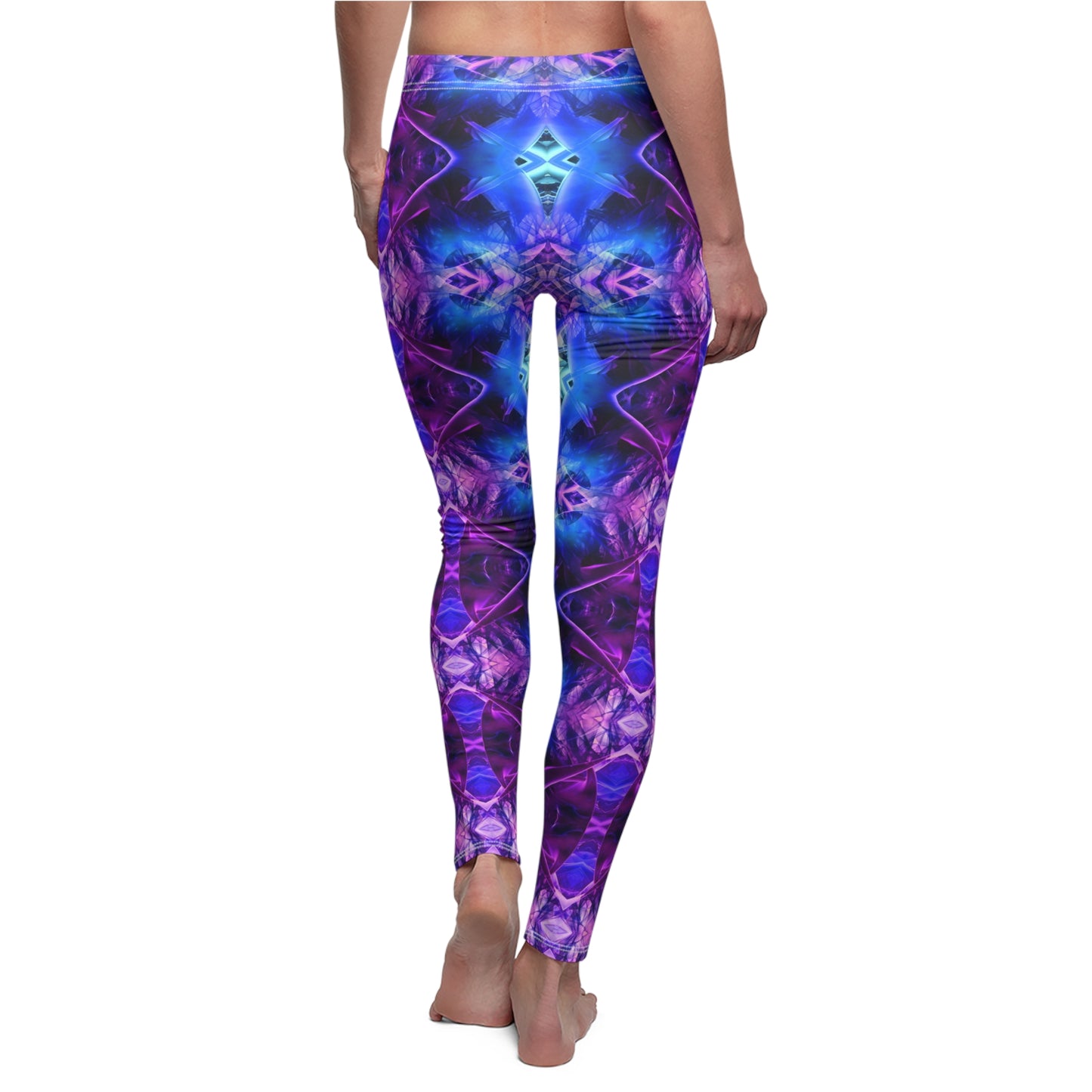 Blue Crystal Leggings