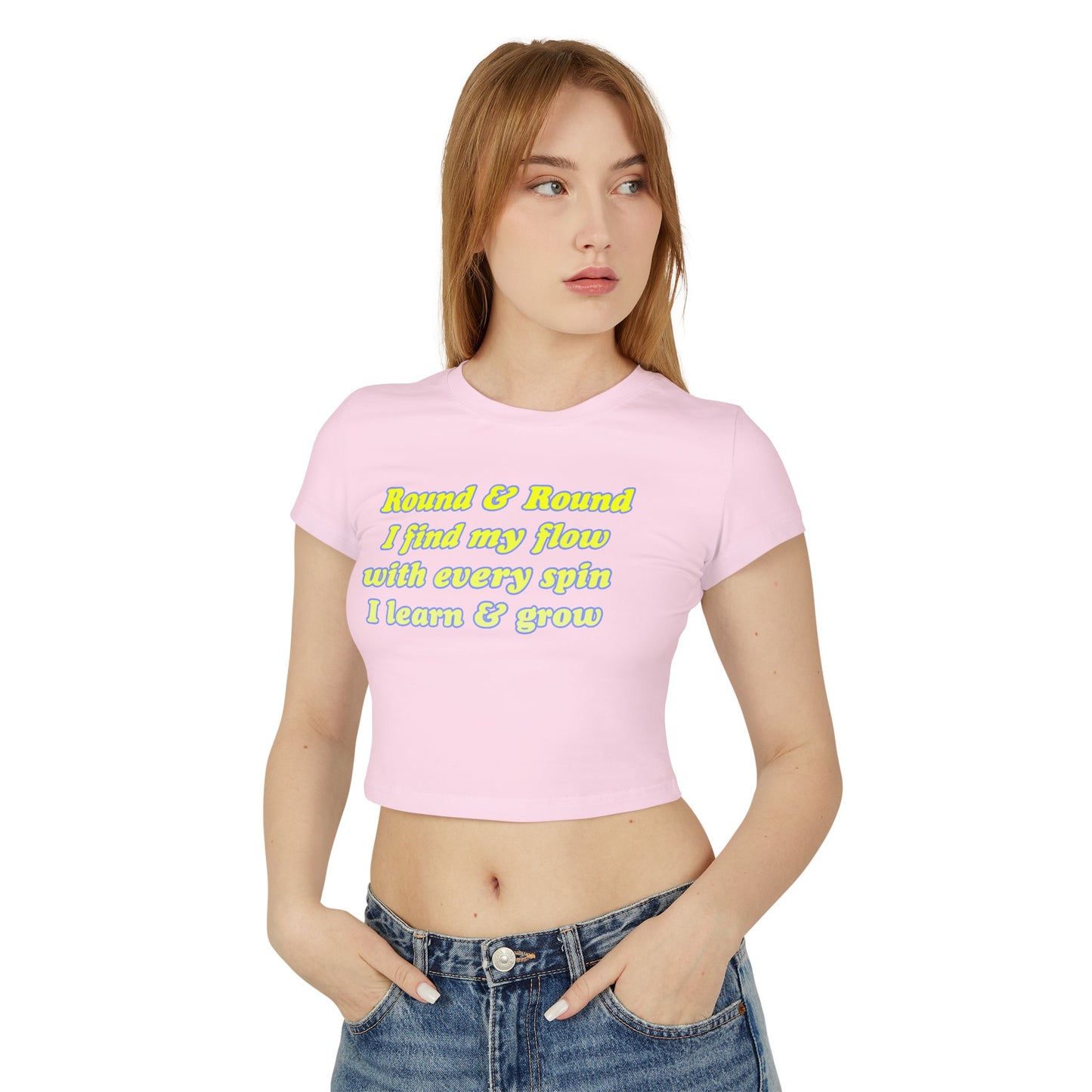 Round & Round I Find My Flow Crop Top