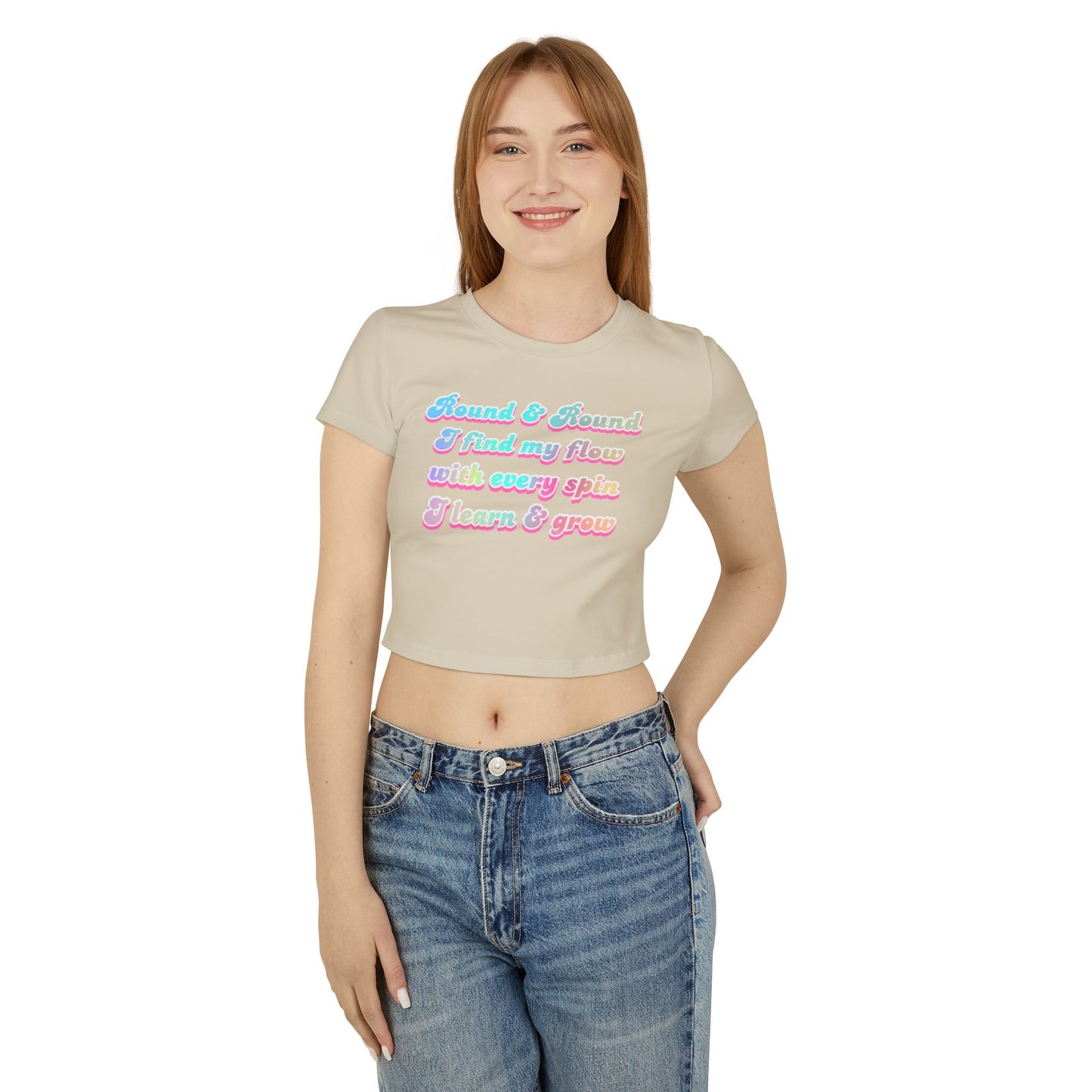 Round & Round I Find My Flow Crop Top