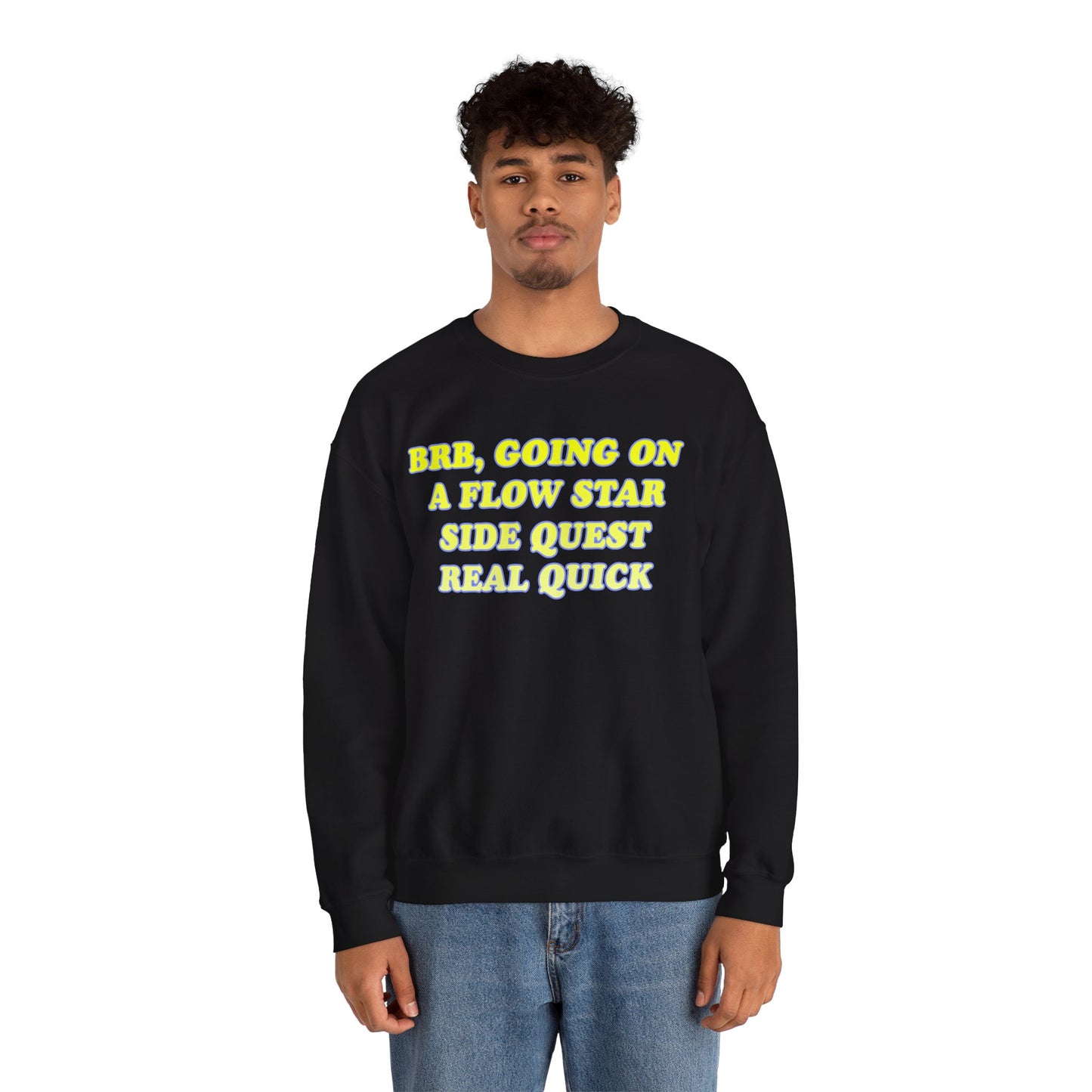 Flow Star Side Quest Crew Neck Sweatshirt