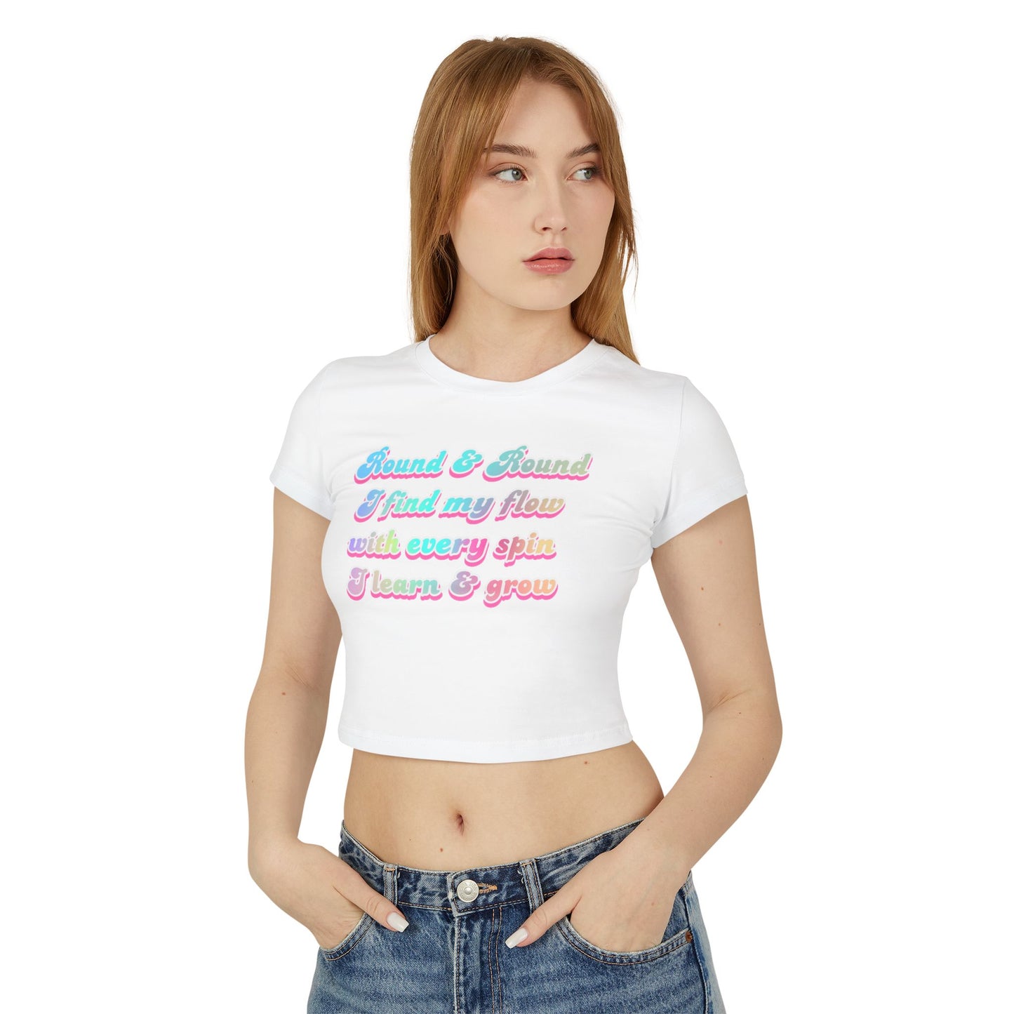 Round & Round I Find My Flow Crop Top