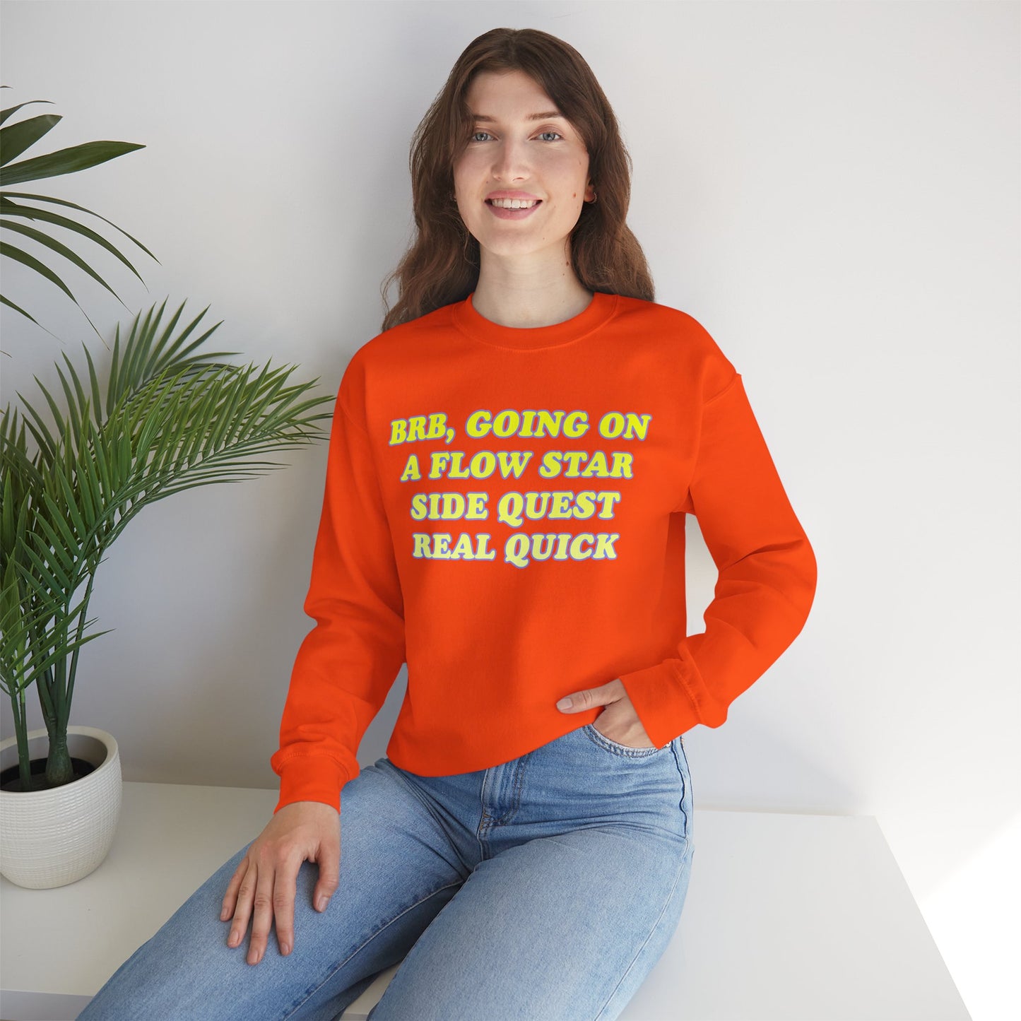 Flow Star Side Quest Crew Neck Sweatshirt