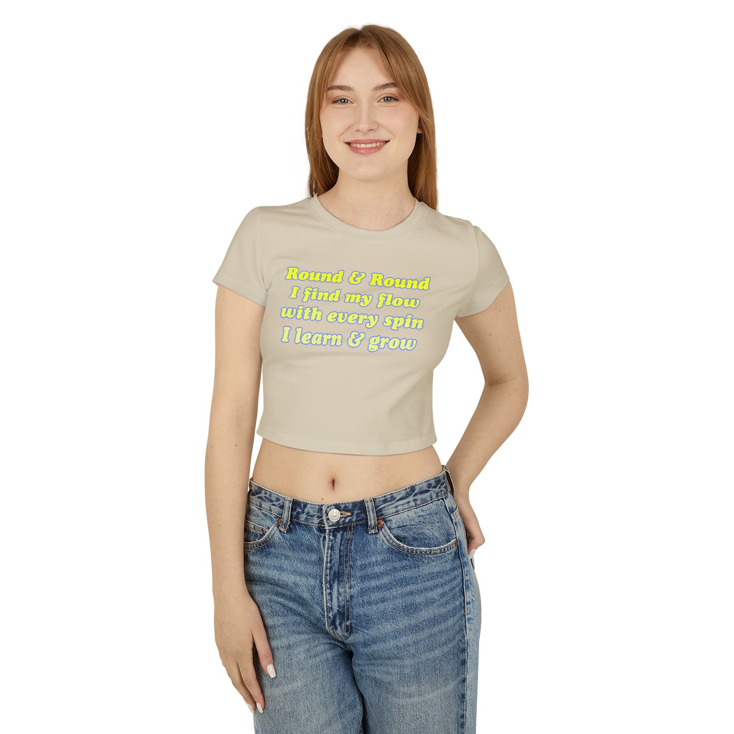 Round & Round I Find My Flow Crop Top