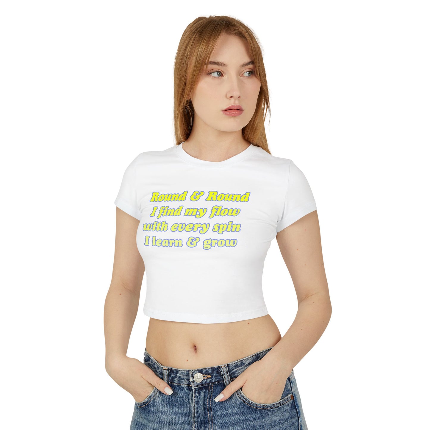Round & Round I Find My Flow Crop Top