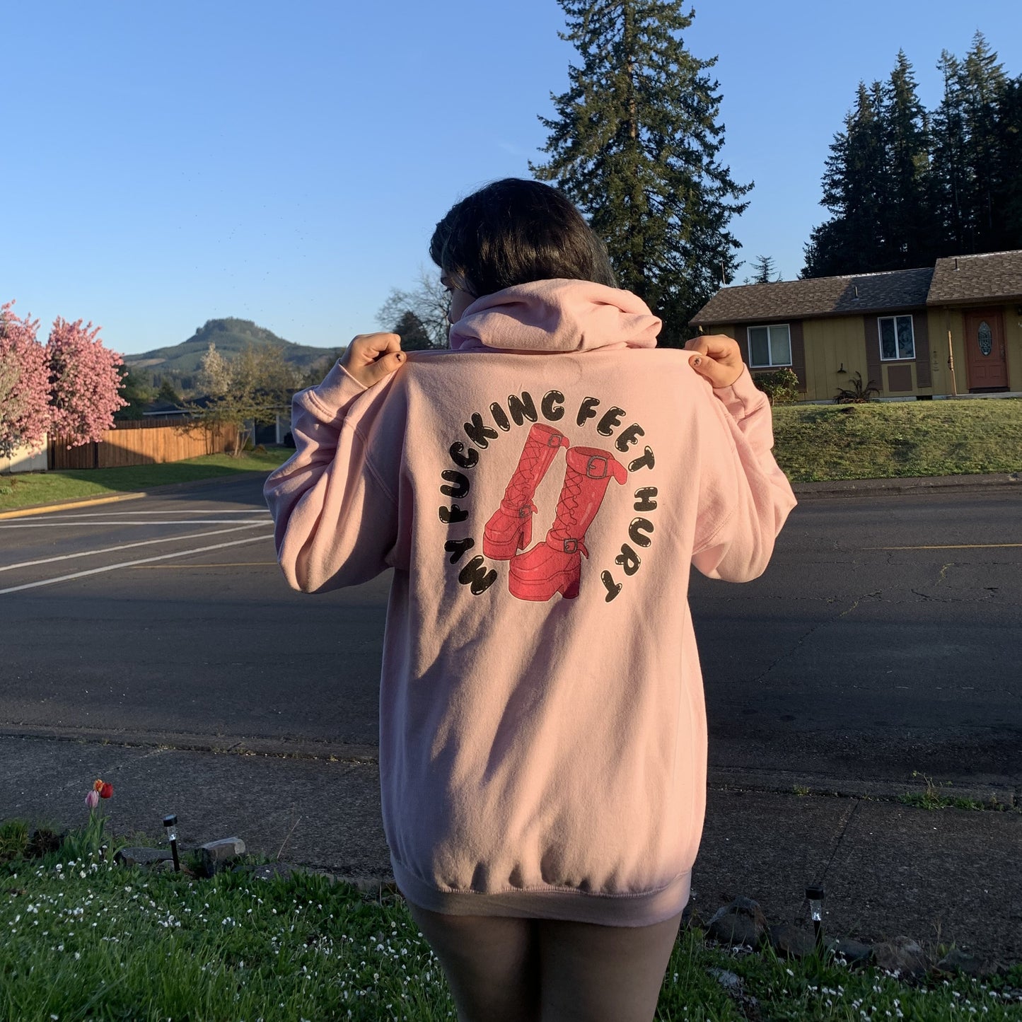 My Feet Hurt Hooded Sweatshirt