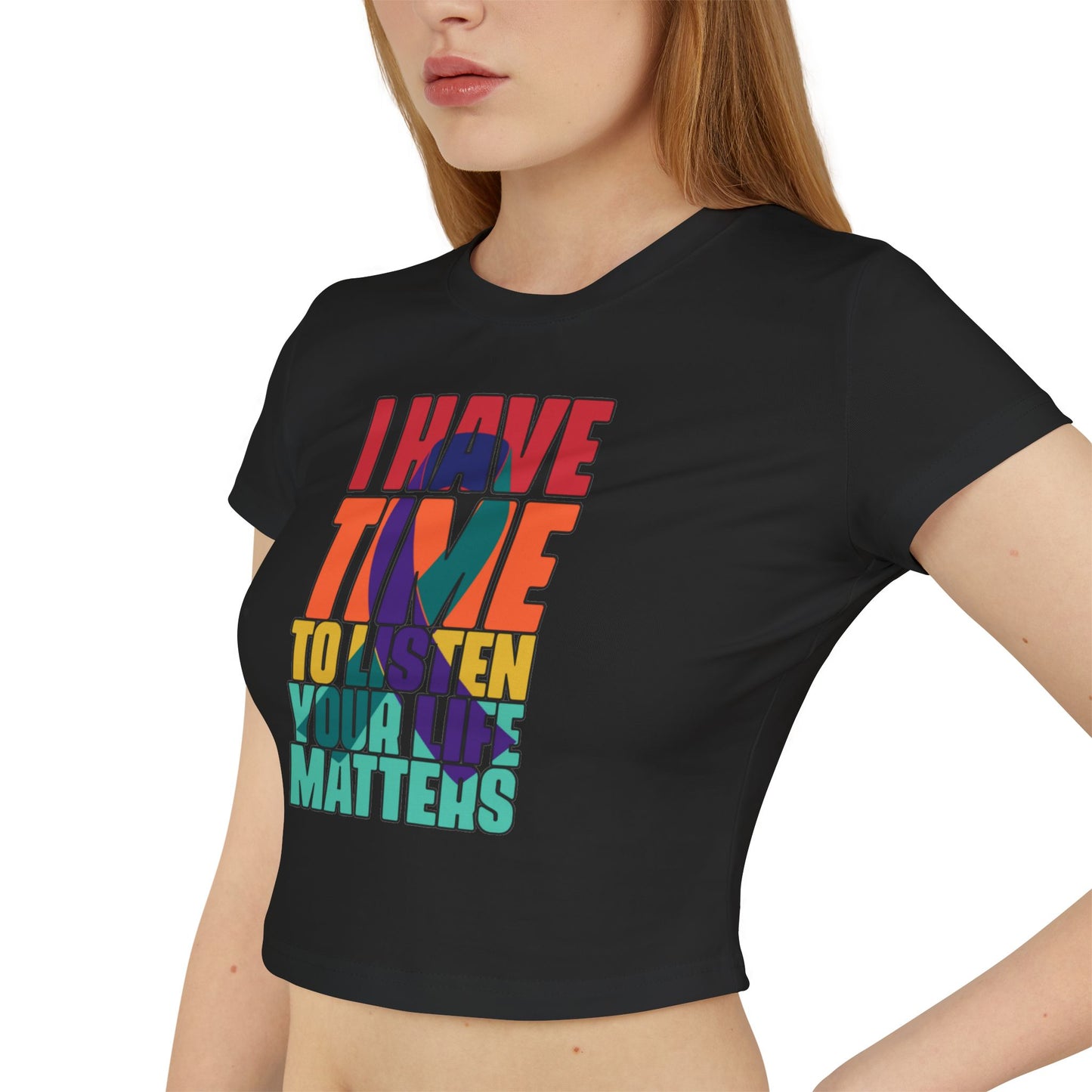 I Have Time To Listen Crop Top