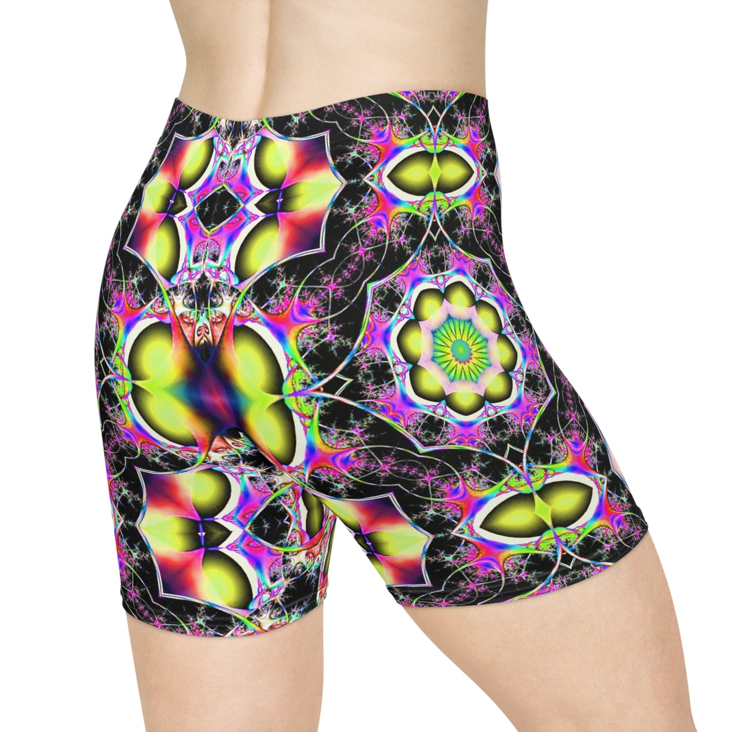 Pinkadelic Biker Shorts