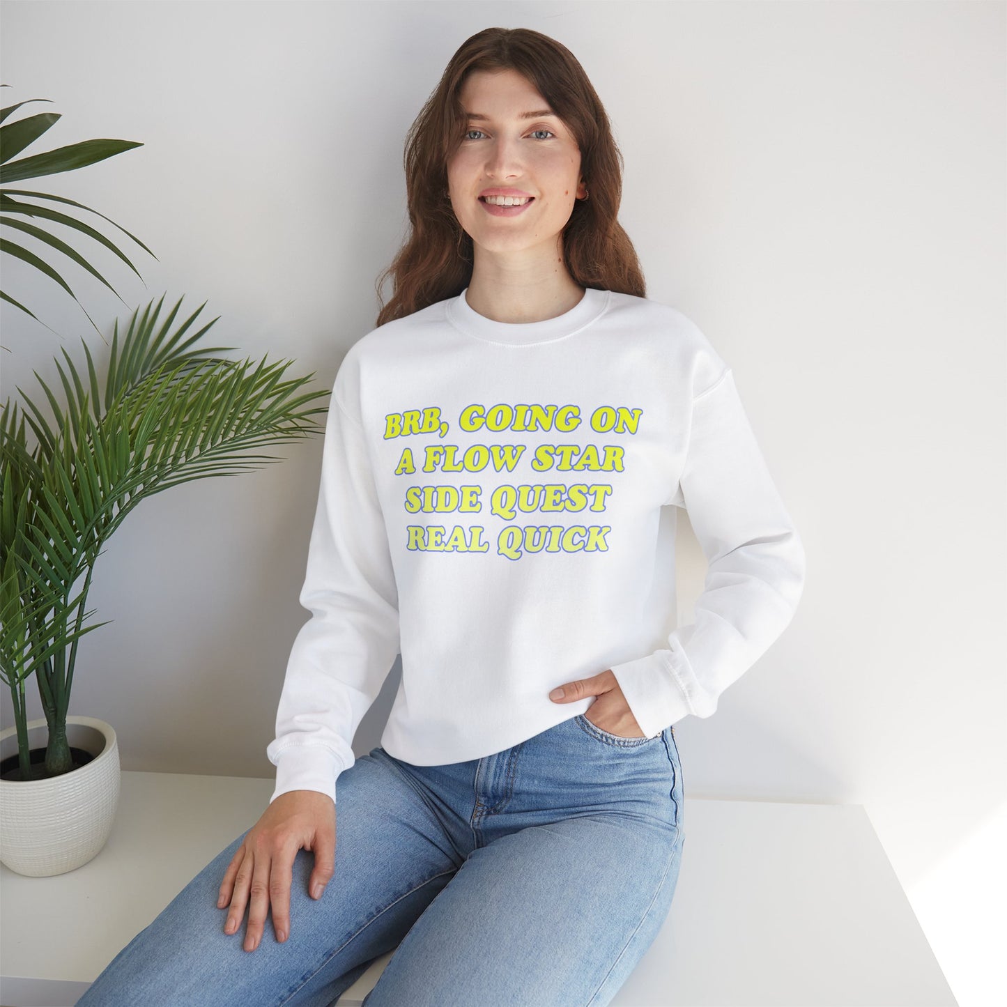 Flow Star Side Quest Crew Neck Sweatshirt