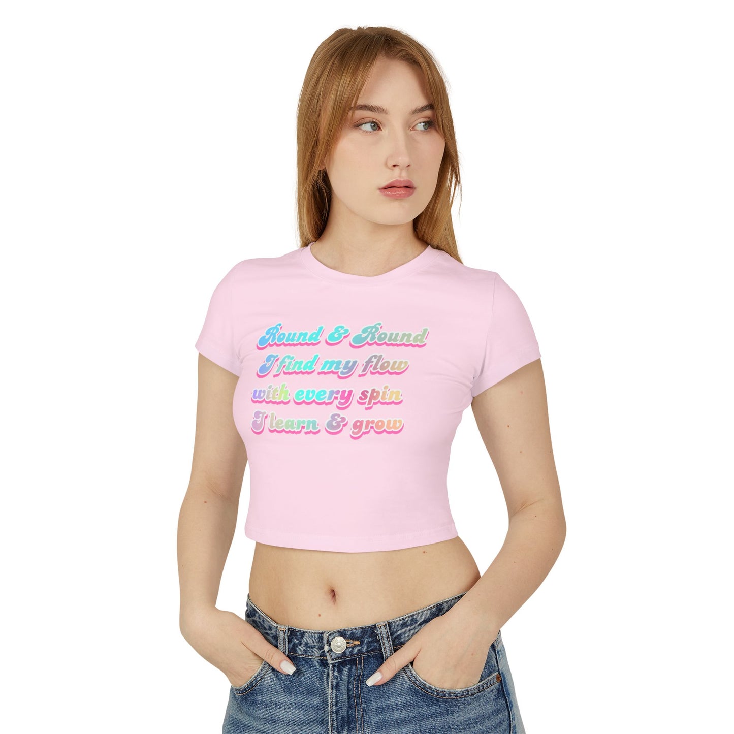 Round & Round I Find My Flow Crop Top