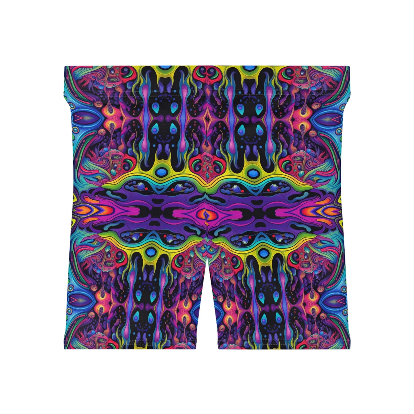 Trippy Slime Biker Shorts