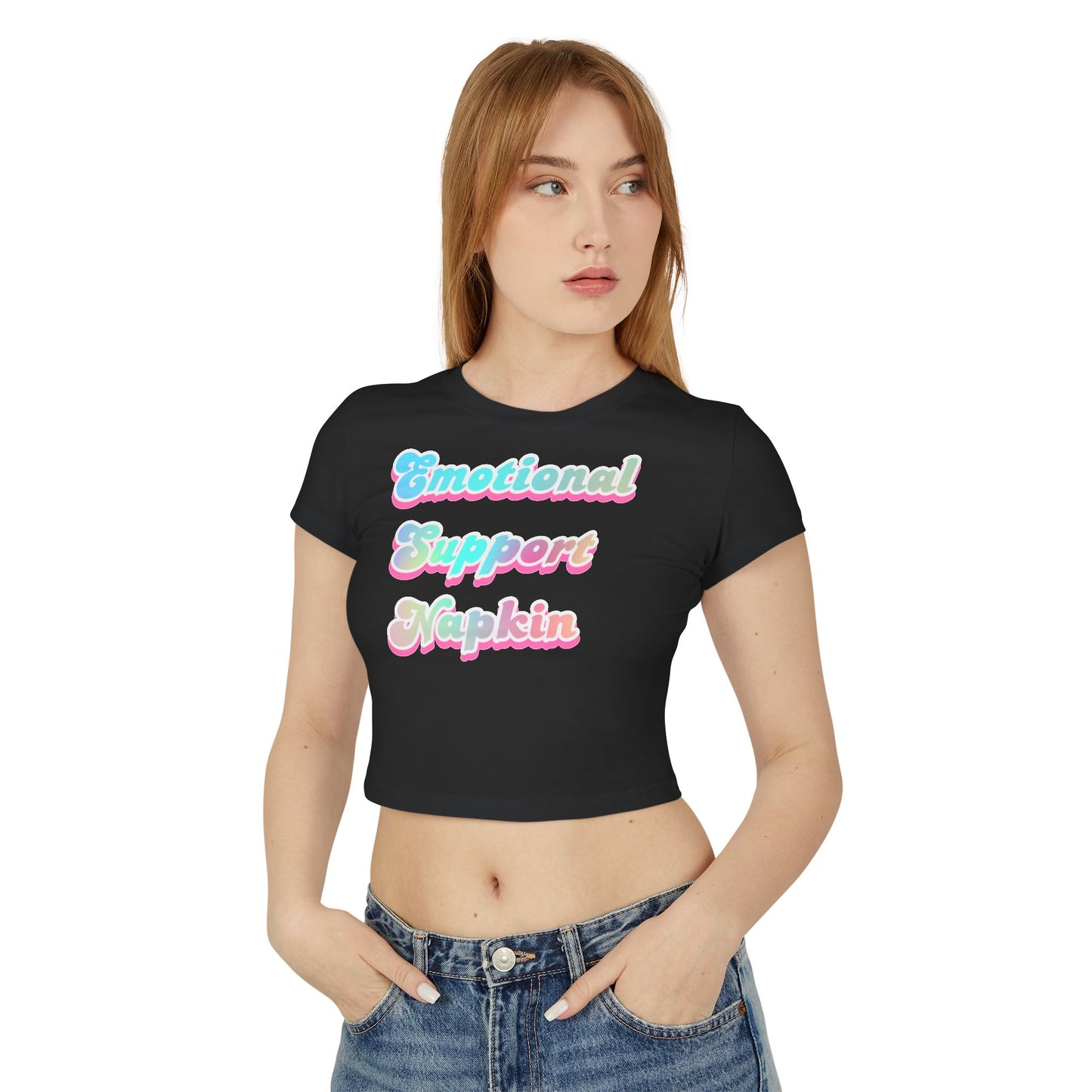 Emotional Support Napkin Crop Top