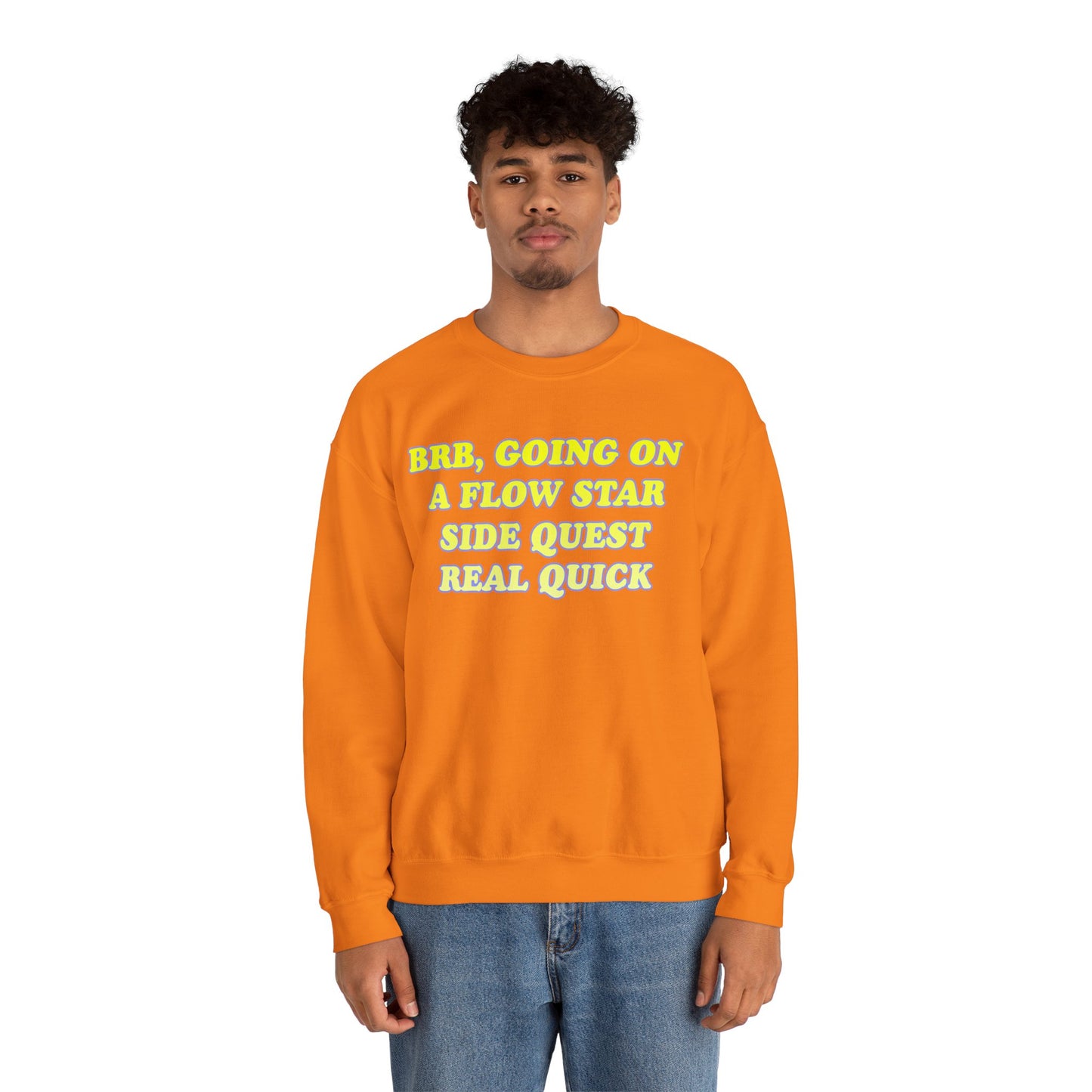 Flow Star Side Quest Crew Neck Sweatshirt