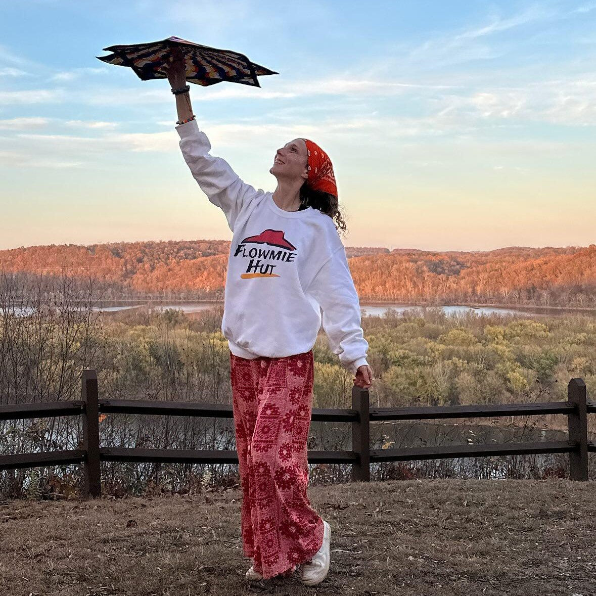 Flowmie Hut Crew Neck Sweatshirt