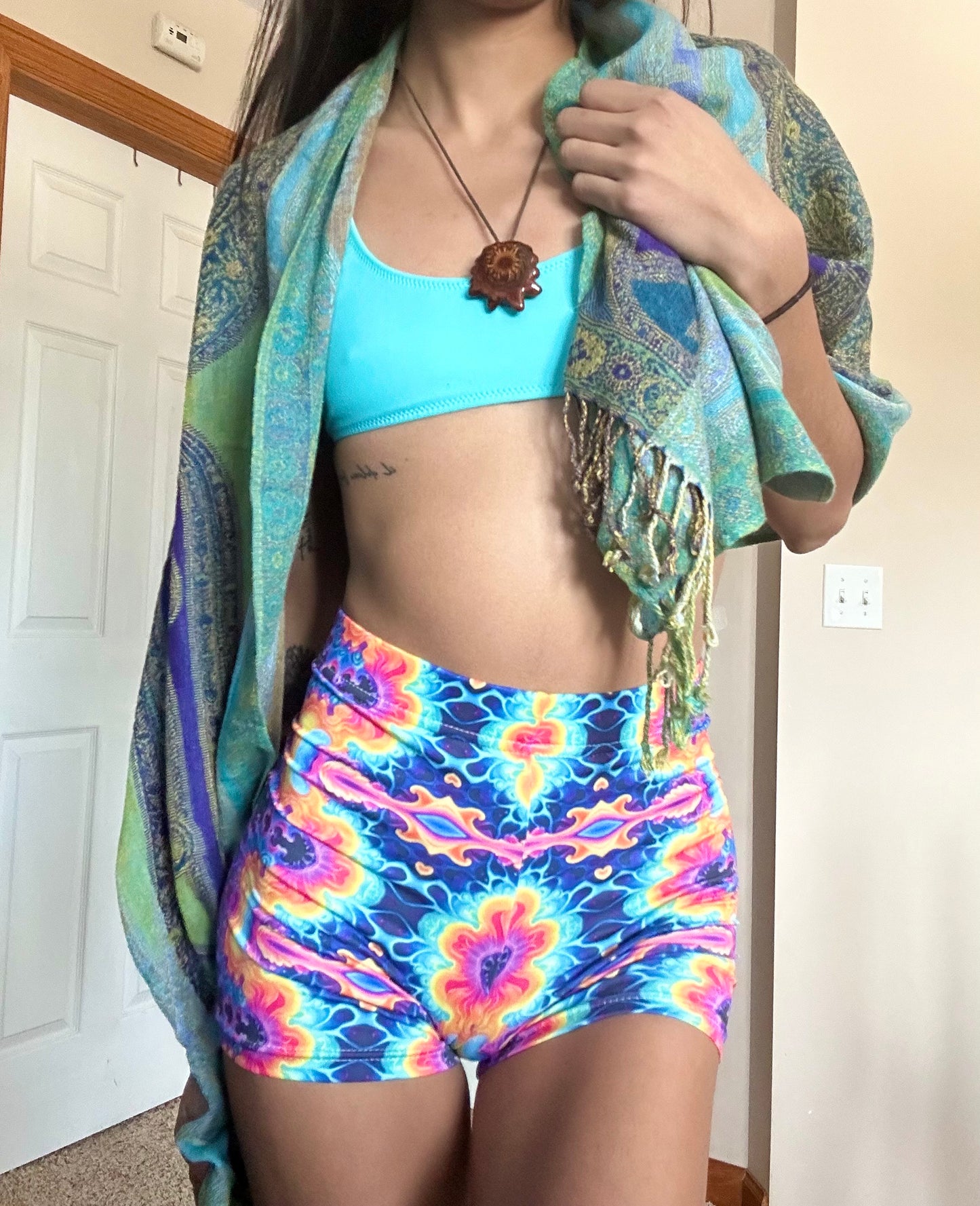 Psychedelic Water Shorts