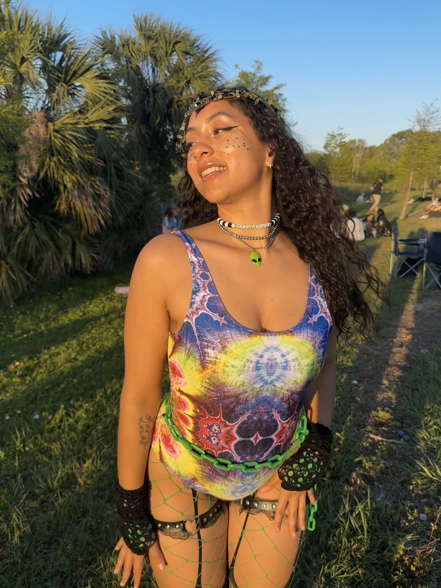 Plasma Daisy One-Piece Swimsuit