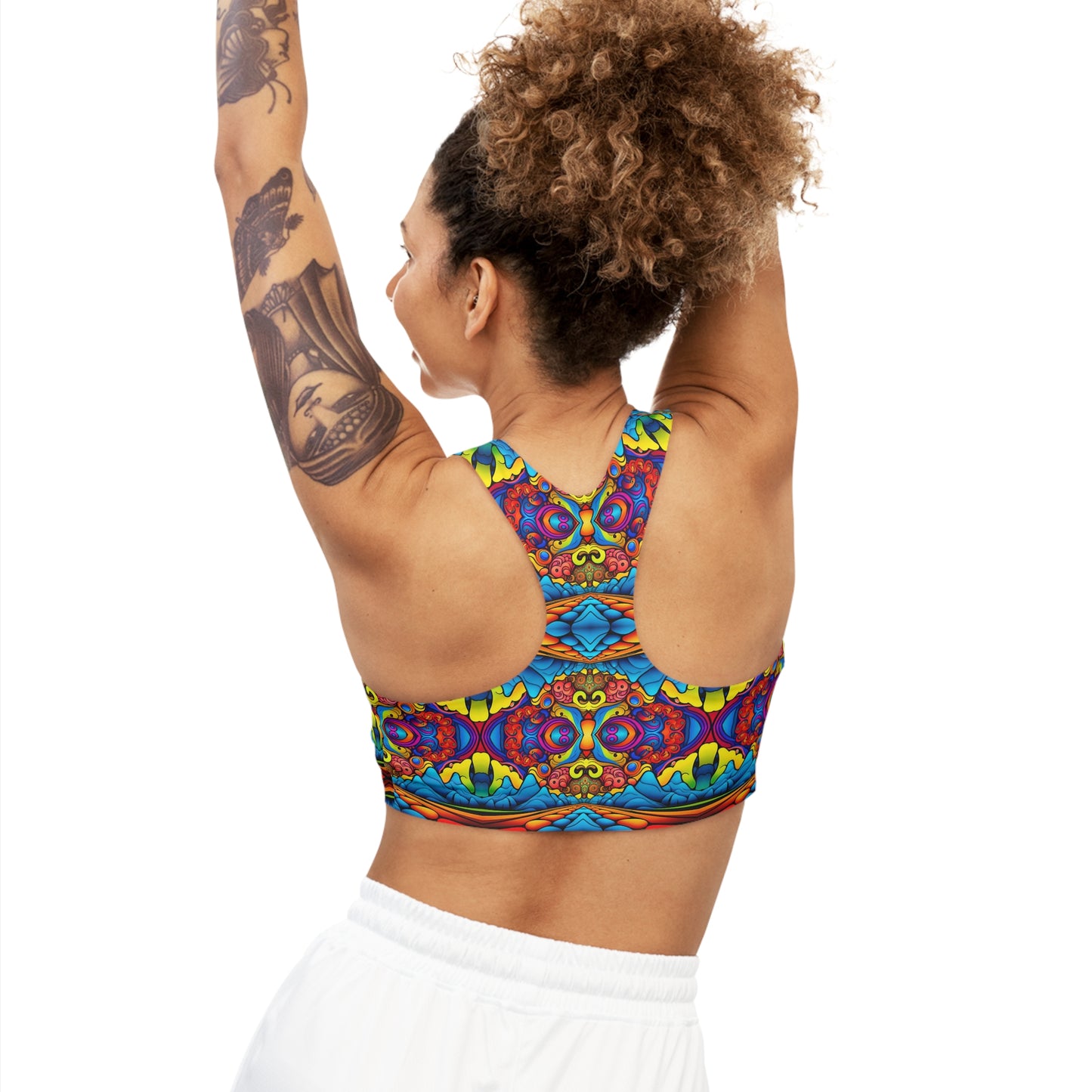 Psychedelic Mountain Sports Bra