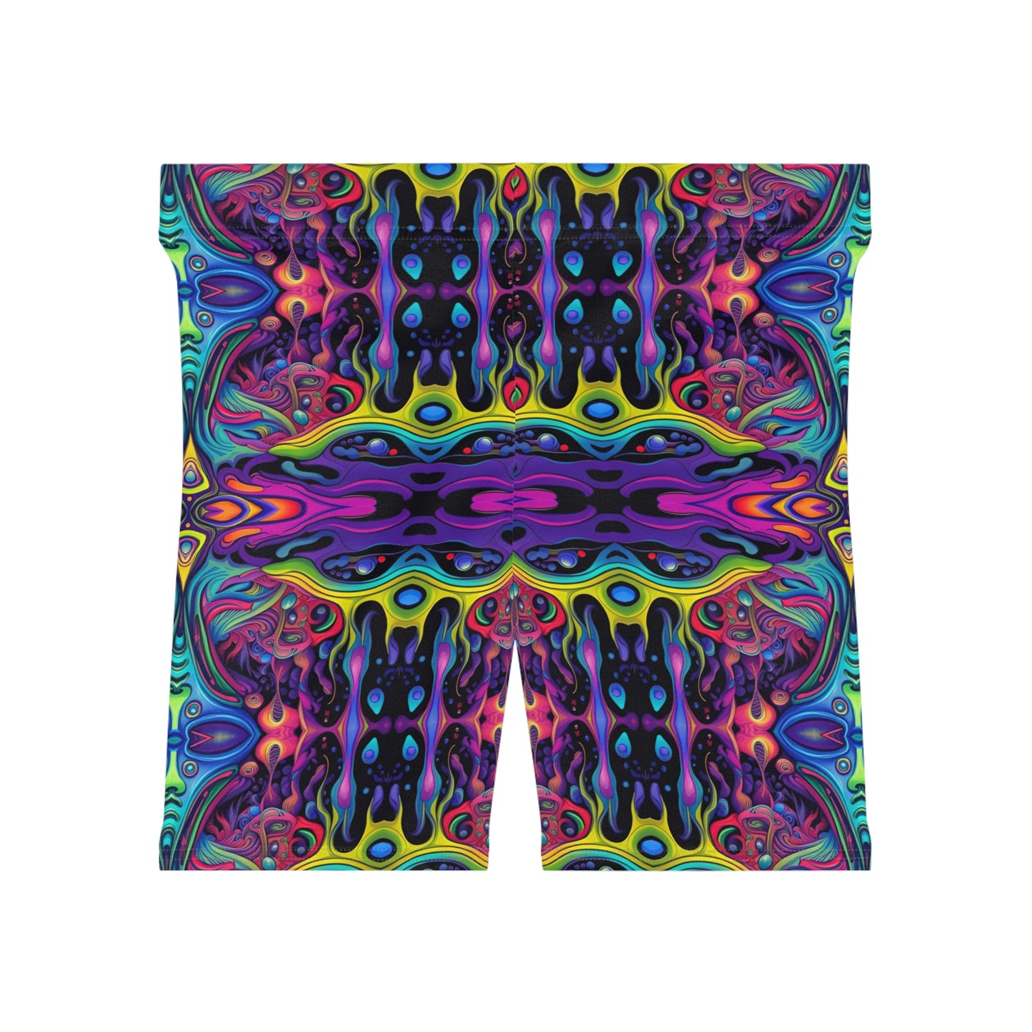 Trippy Slime Biker Shorts
