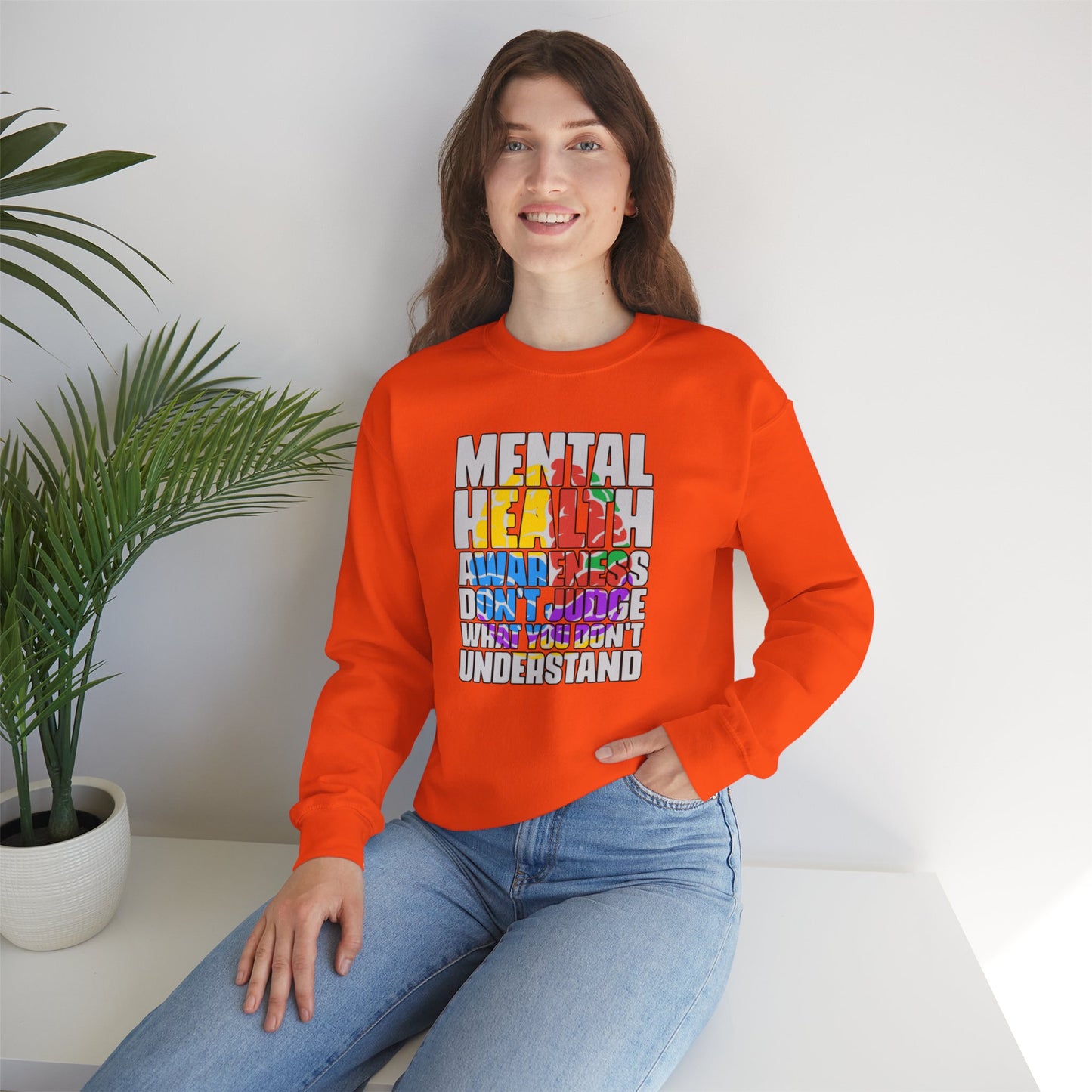 Don't Judge What You Don't Understand Crew Neck Sweatshirt