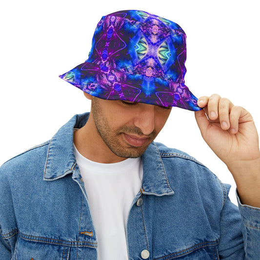 Blue Crystal Bucket Hat