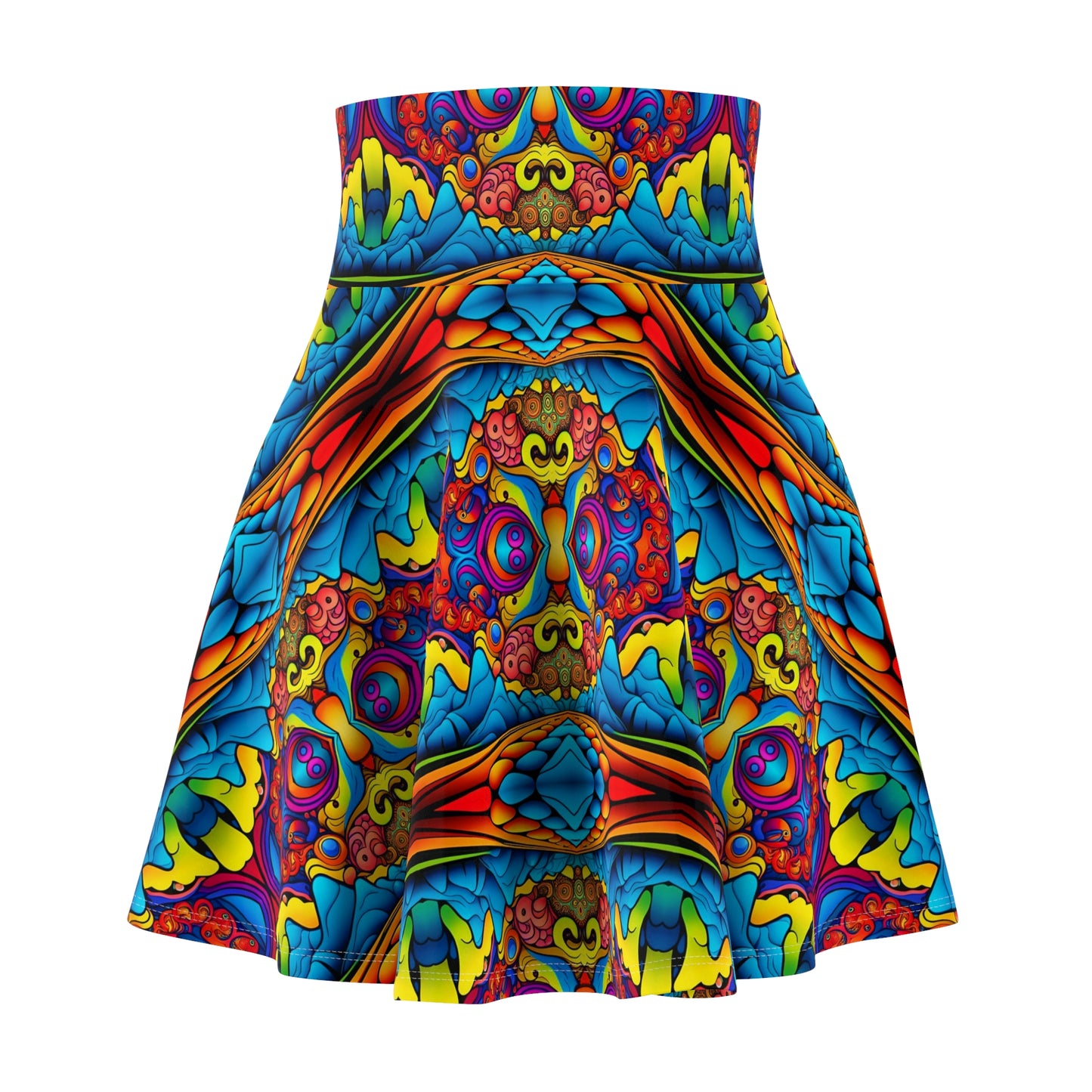 Psychedelic Mountain Skater Skirt