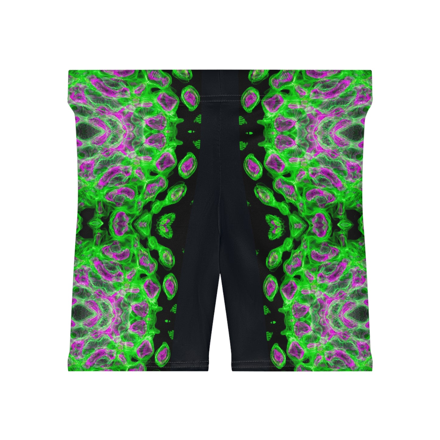 Trippy Fractal Biker Shorts