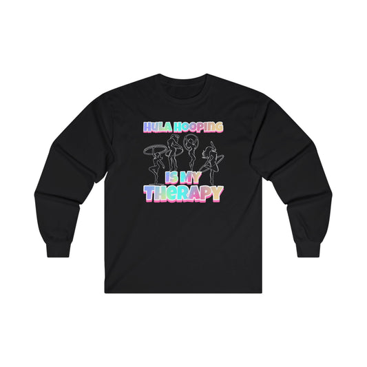 Hula Hooping Is My Therapy Long Sleeve Tee