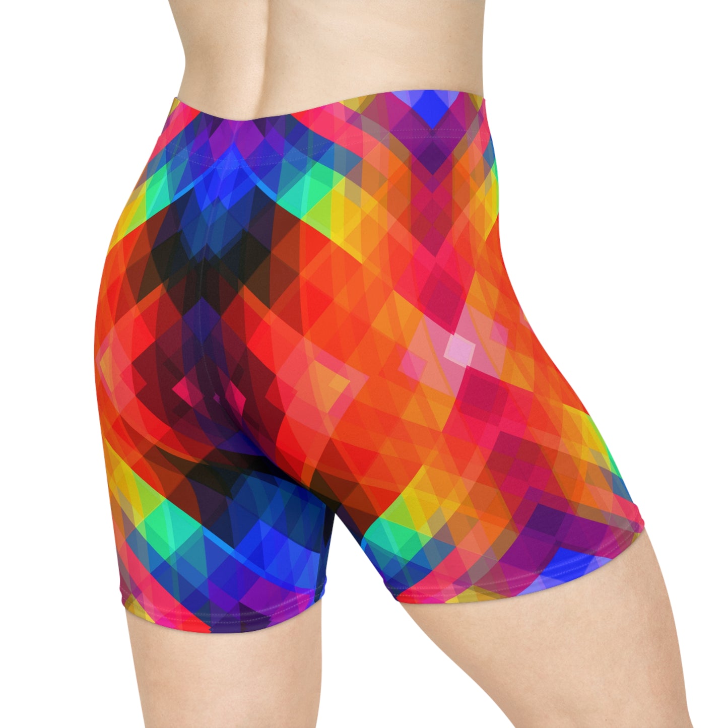 Mountain of Color Biker Shorts