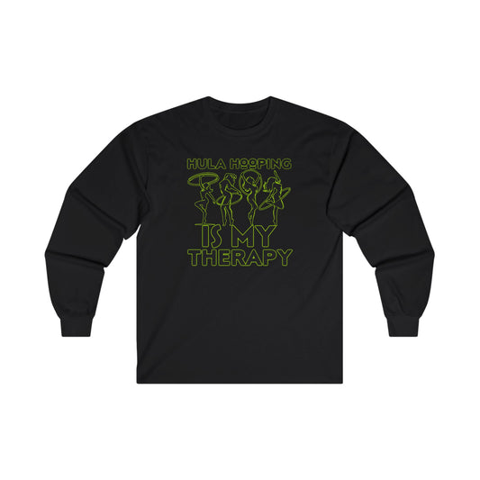 Hula Hooping Is My Therapy Long Sleeve Tee