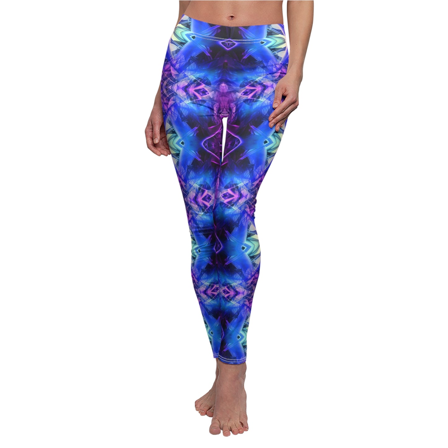 Blue Crystal Leggings