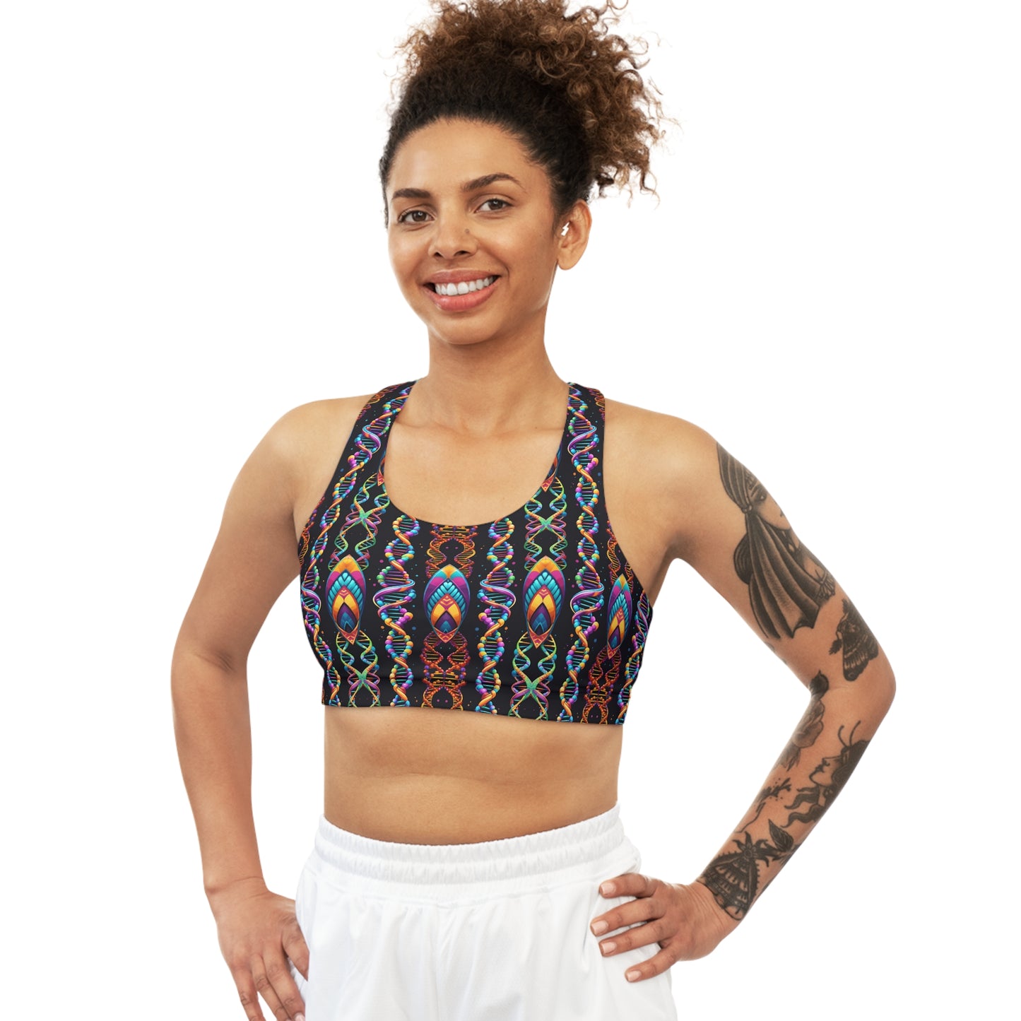 Trippy DNA Sports Bra