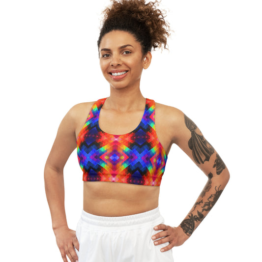 Mountain Of Color Sports Bra