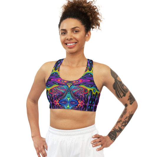 Trippy Slime Sports Bra