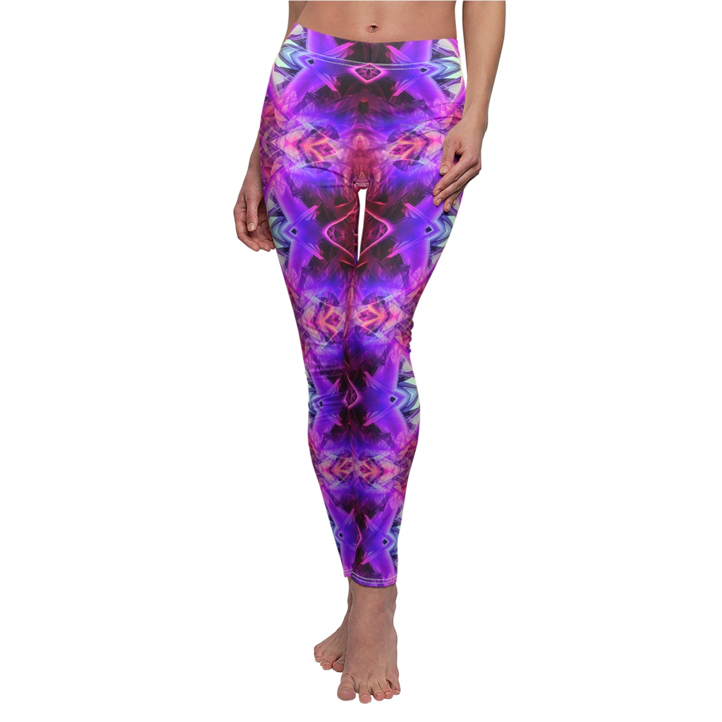 Purple Crystal Leggings