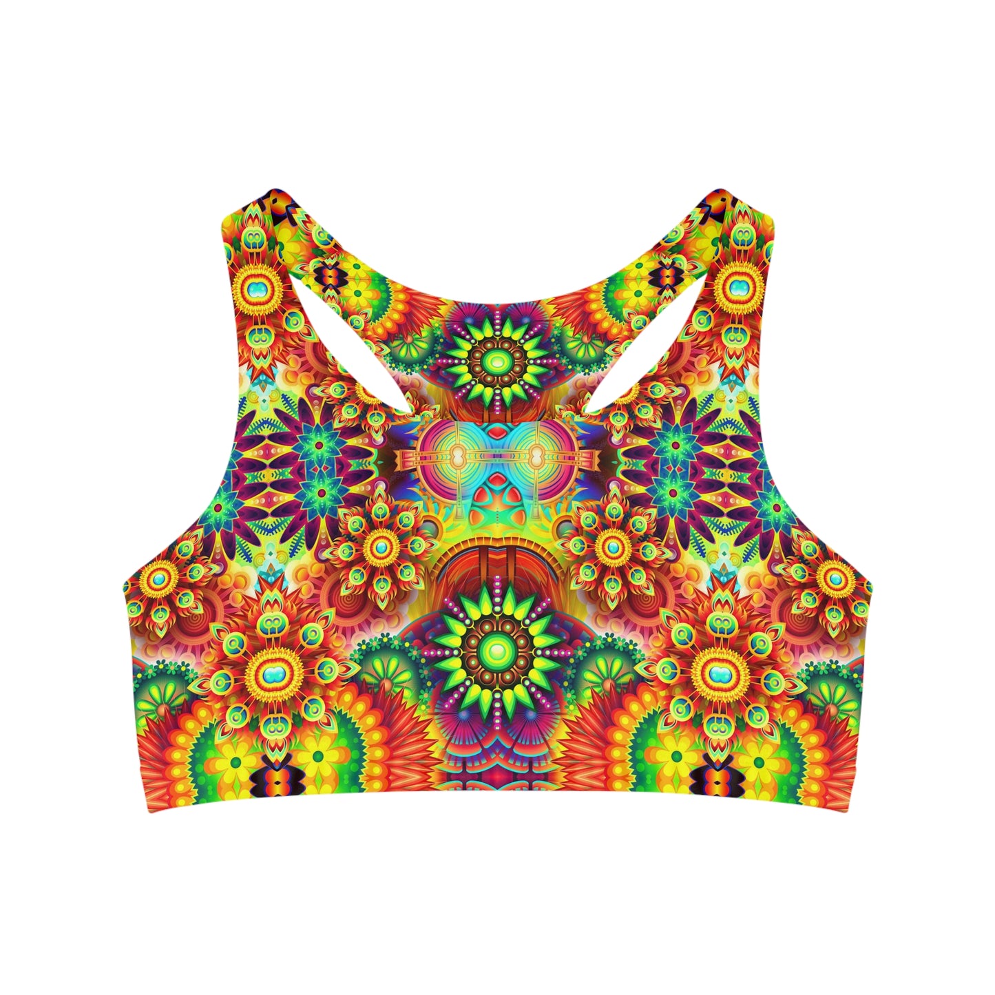 Flower Garden Sports Bra