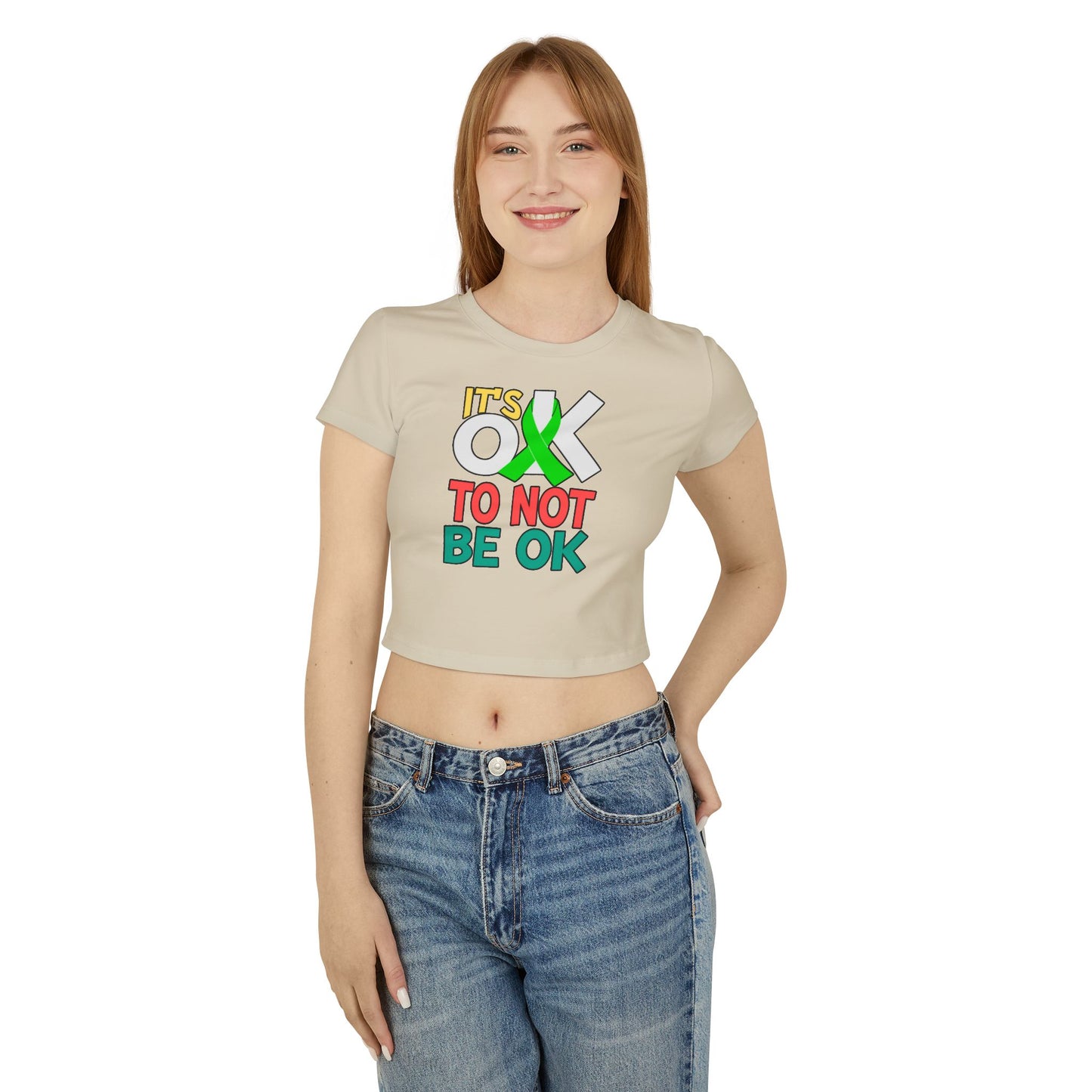 It's Okay To Not Be Okay Crop Top