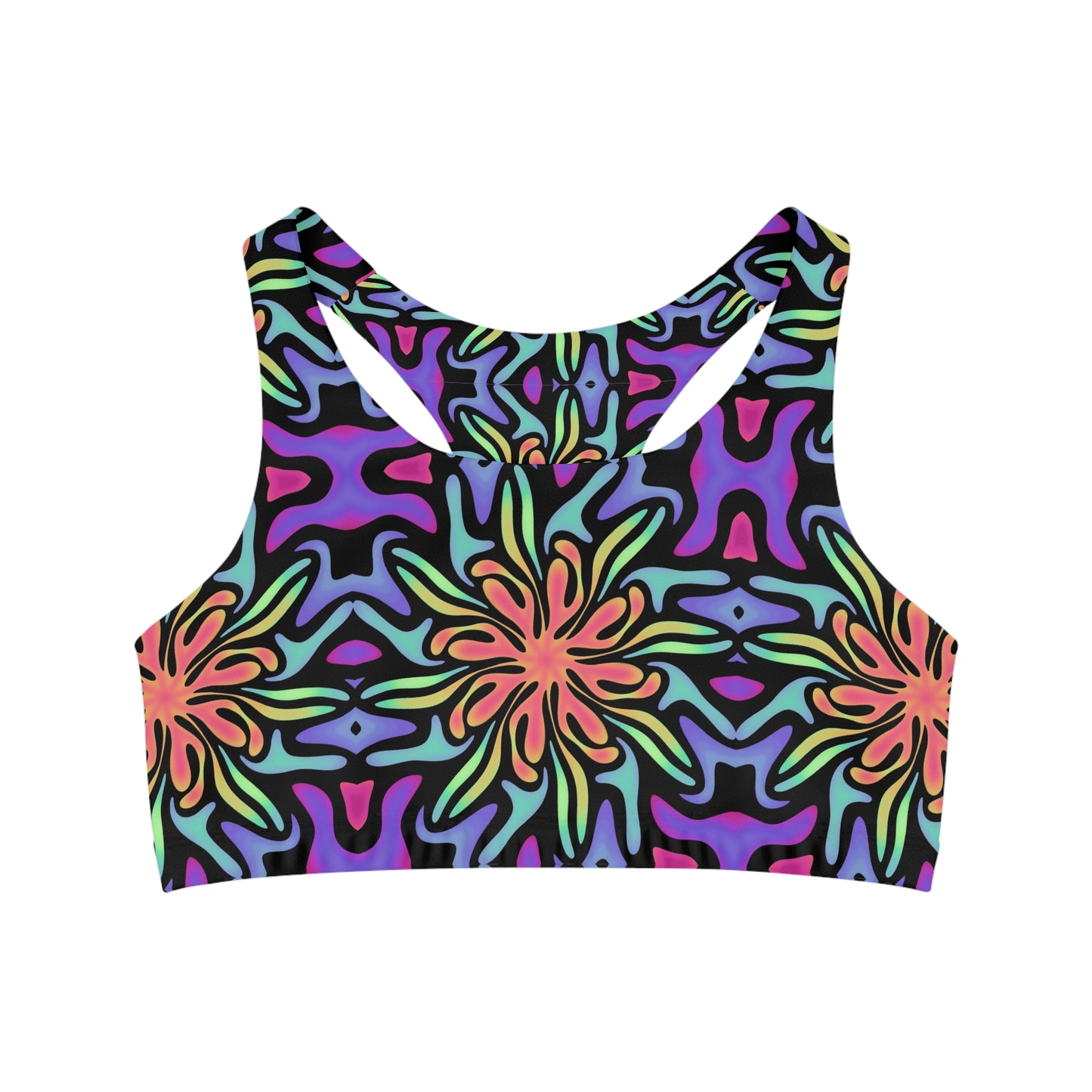 Wonky Waves Sports Bra