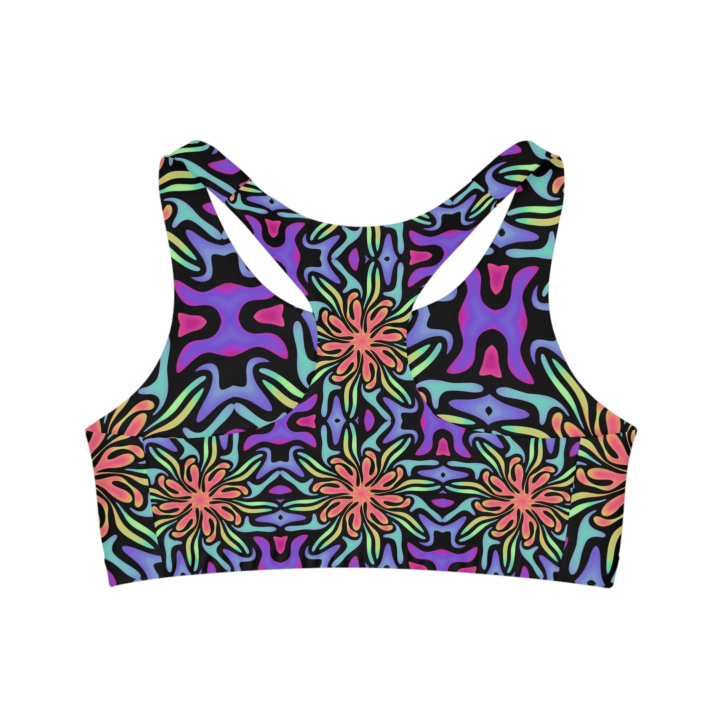 Wonky Waves Sports Bra