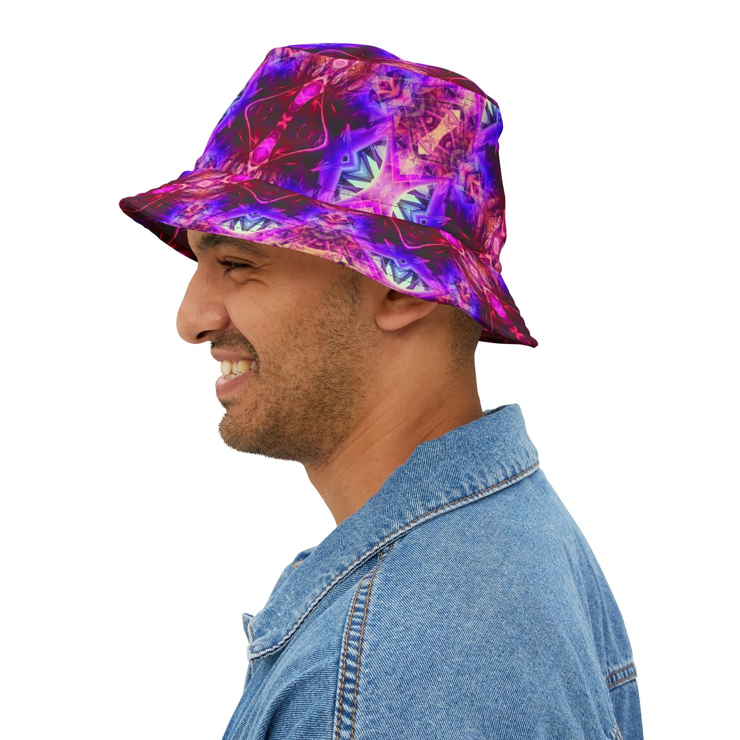 Purple Crystal Bucket Hat