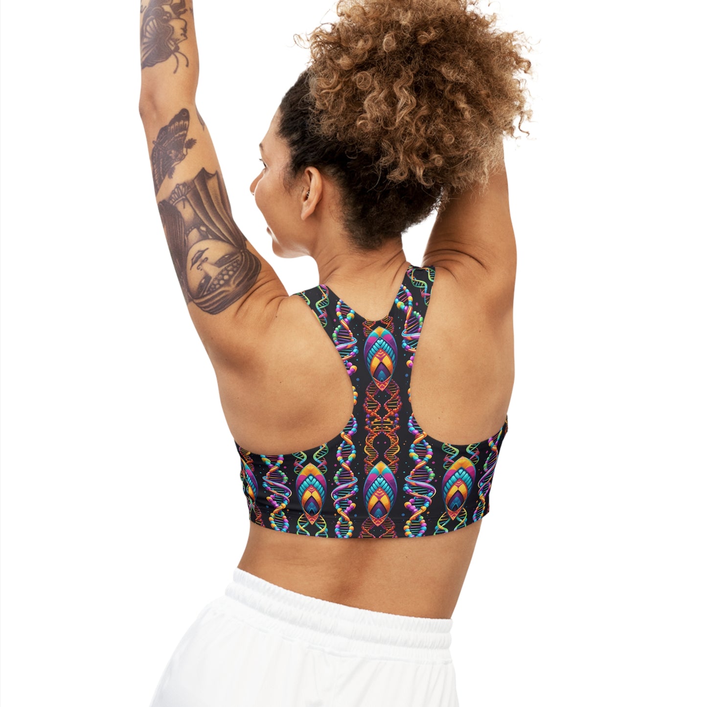 Trippy DNA Sports Bra