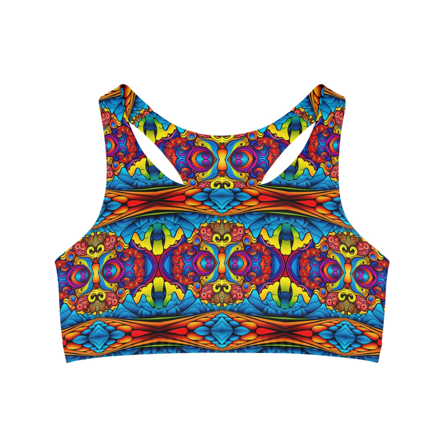 Psychedelic Mountain Sports Bra