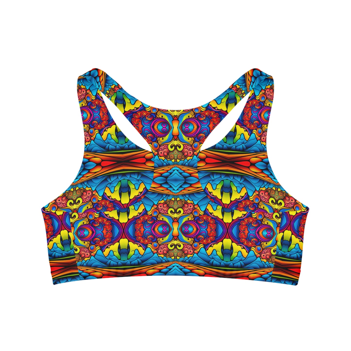 Psychedelic Mountain Sports Bra