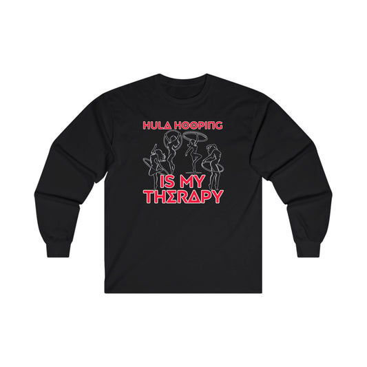 Hula Hooping Is My Therapy Long Sleeve Tee