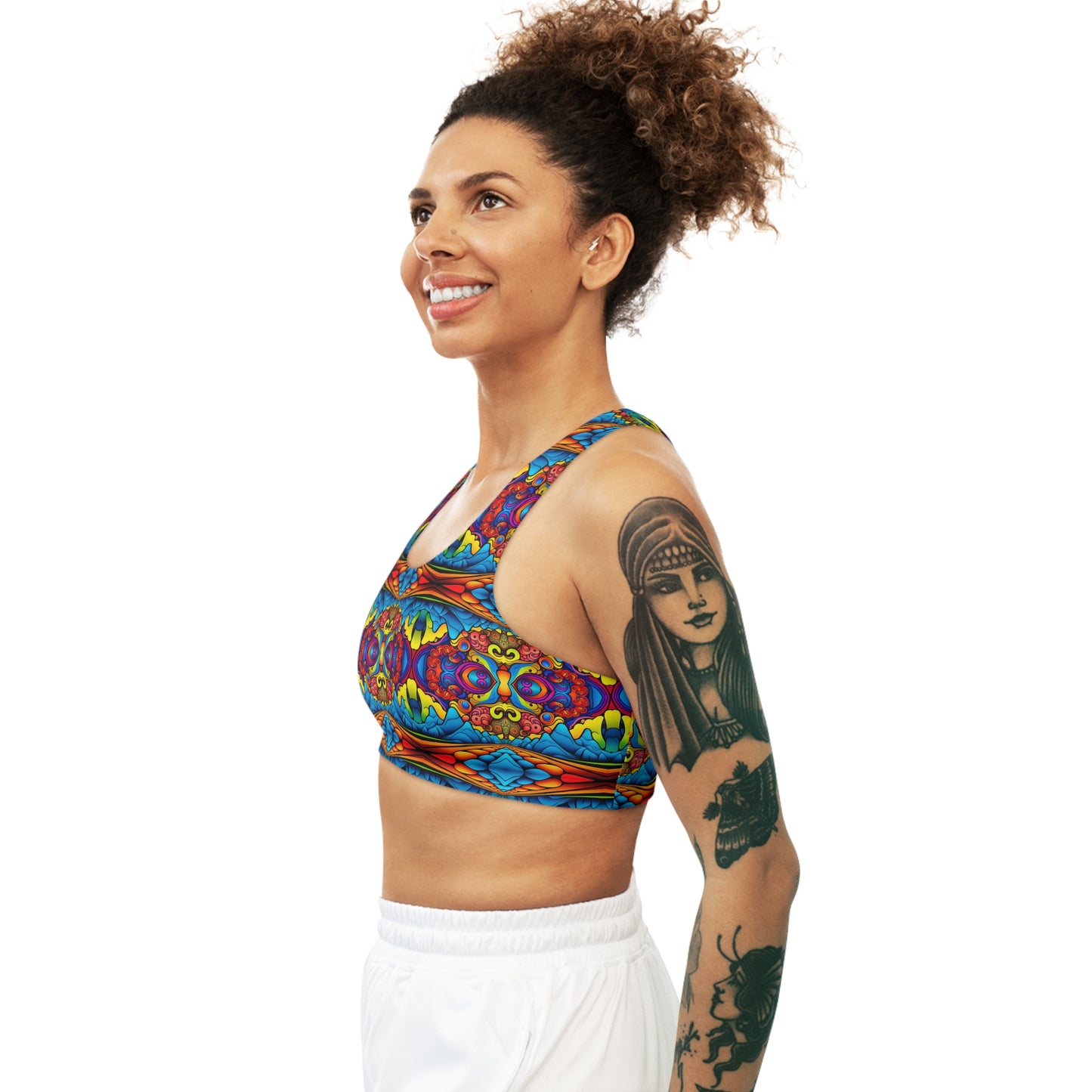 Psychedelic Mountain Sports Bra